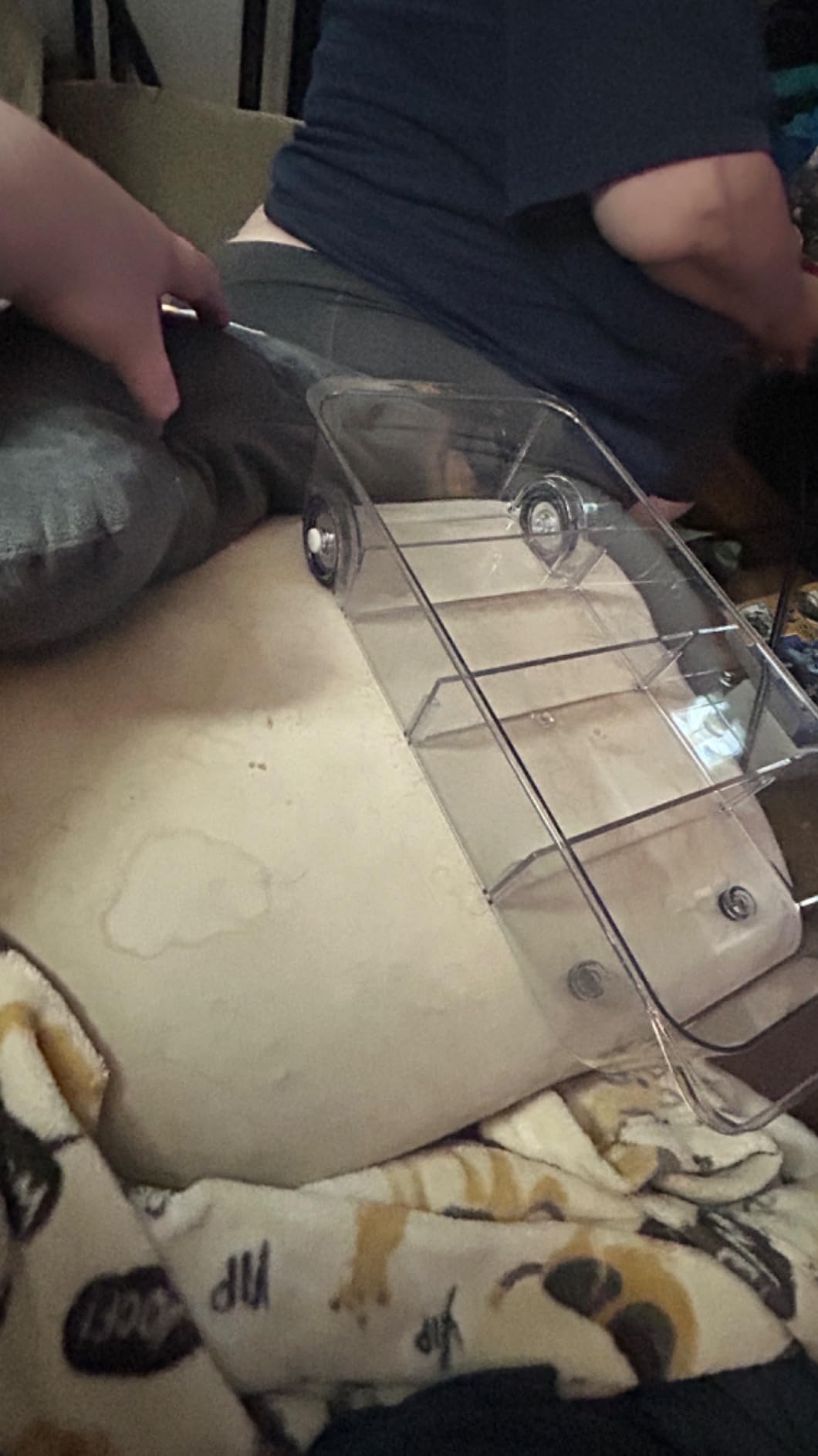 Fridge Organizer Bins With Wheels, 2 Pack Roll Out Refrigerator Organizers And Storage Refrigerator Drawer With Dividers, Upgrade Thick Plastic Pantry Storage Bins, Kitchen Organization - Customer Photo 1