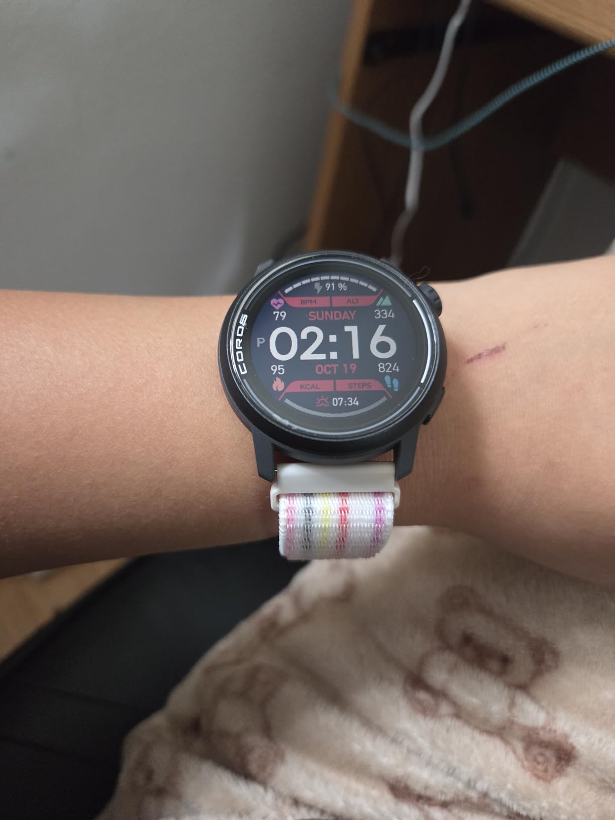 COROS PACE 3 GPS Sport Watch–Lightweight, Comfortable Running Watch, 17-Day Battery Life, Accurate GPS, Heart Rate Monitor, Navigation, Sleep Tracking, Training Plan, Run, Bike, and Ski-White Silicon - Customer Photo 1