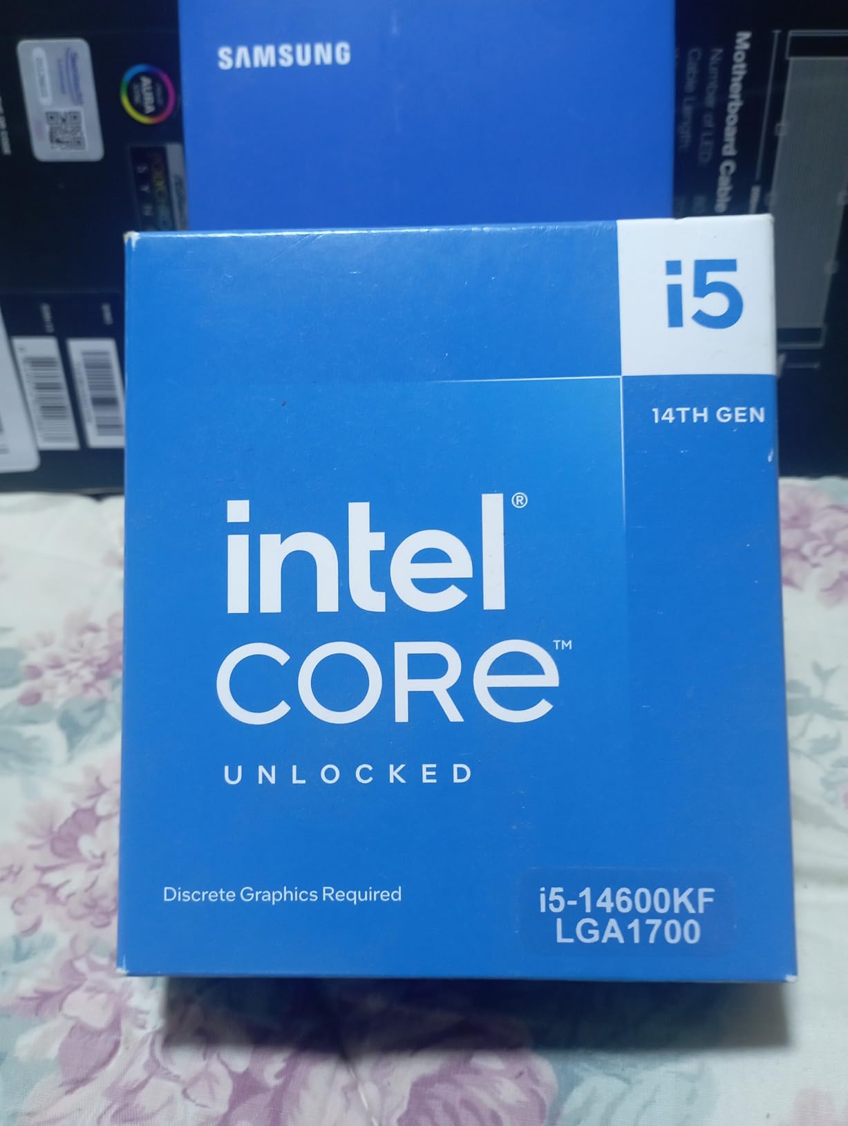 Intel® Core™ i5-14600KF New Gaming Desktop Processor 14 cores (6 P-cores + 8 E-cores) - Unlocked - Customer Photo 1