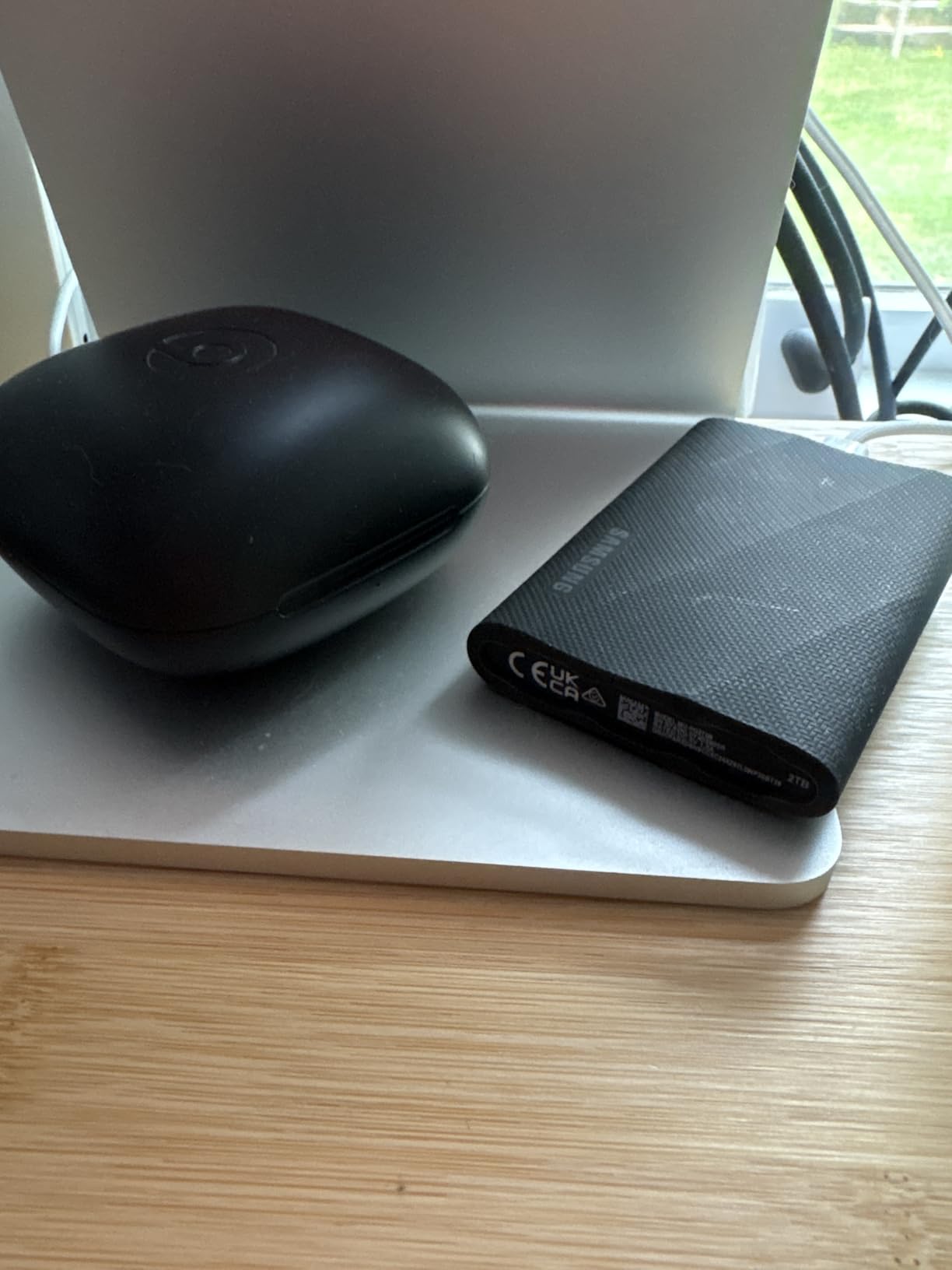 SAMSUNG T9 Portable SSD 4TB, USB 3.2 Gen 2x2 External Solid State Drive, Seq. Read Speeds Up to 2,000MB/s for Gaming, Students and Professionals,MU-PG4T0B/AM, Black (pack of 1) - Customer Photo 5