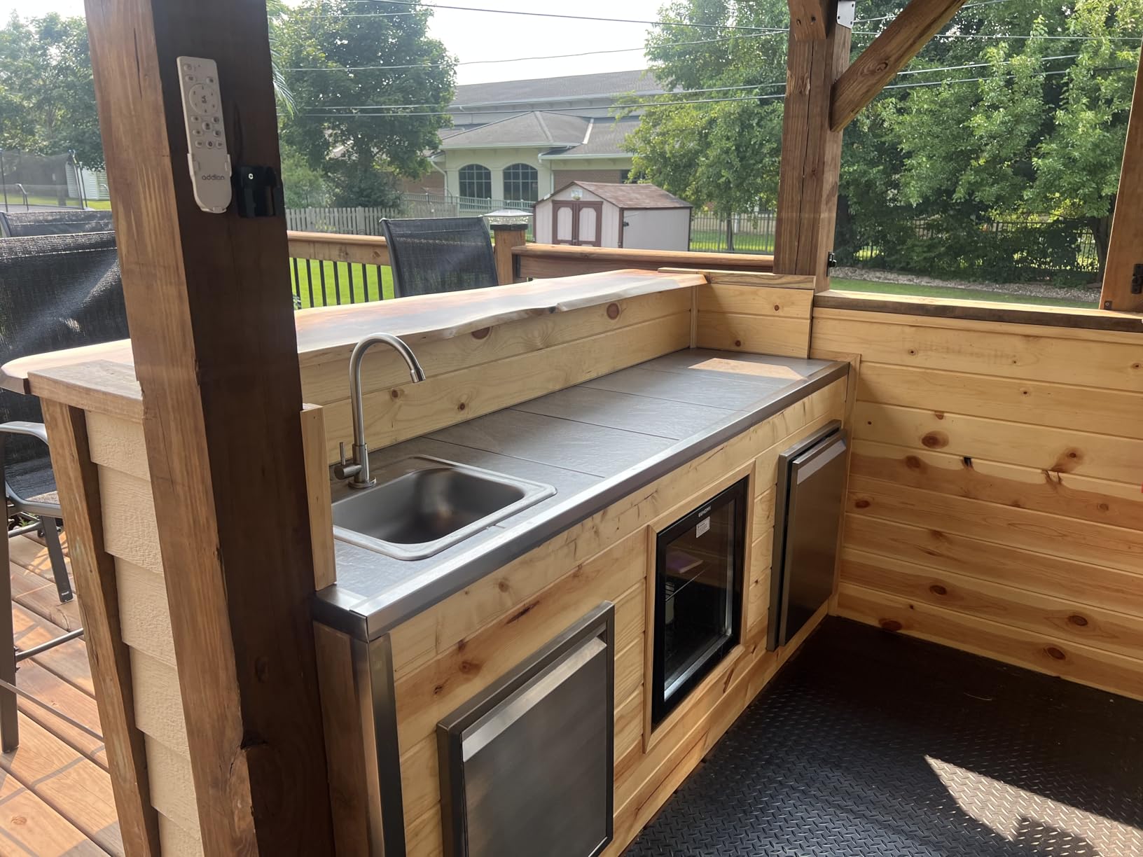 EUHOMY 48 Can Beverage Refrigerator cooler-Mini Fridge Glass Door for Beer Drinks Wines, Countertop Beverage Fridge with Adjustable Shelves Blue LED for Home/Office/Dorm/Bar, 1.3 cu.ft - Customer Photo 1