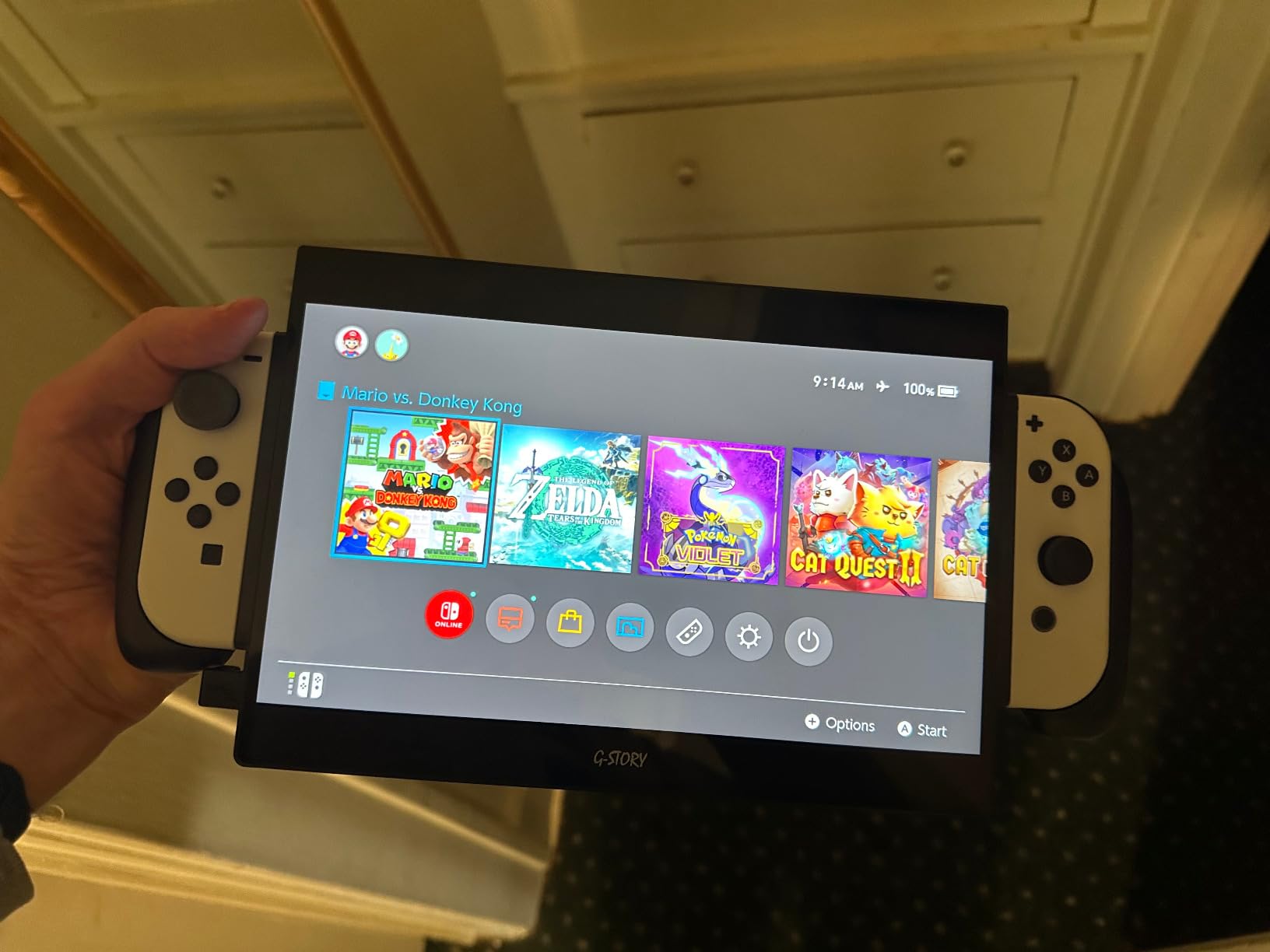 G-STORY 10.1'' Portable Monitor for Switch, 1080P Portable Gaming Monitor IPS Screen with USB Type-C and Randomly Bag, Game Mode, Travel Monitor fo Switch(not Included) Customer Review G-STORY 10.1'' Portable Monitor for Switch, 1080P Portable Gaming Monitor IPS Screen with USB Type-C and Randomly Bag, Game Mode, Travel Monitor fo Switch(not Included) - Customer Photo 1