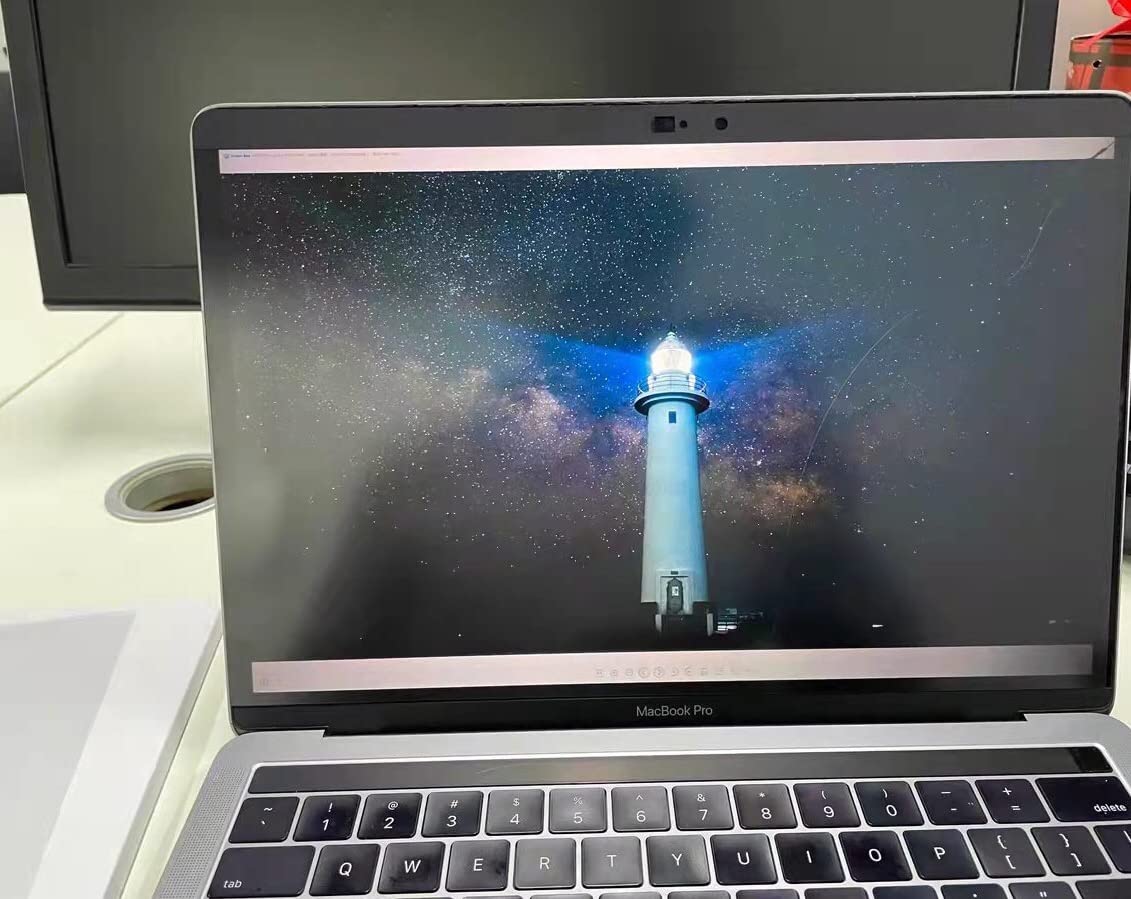 [2 Pack] 24 Inch Computer Privacy Screen for 16:9 Aspect Ratio Widescreen Monitor, Eye Protection Anti Glare Blue Light Computer Monitor Privacy Filter, Removable Anti-Scratch 24in Protector Film - Customer Photo 2