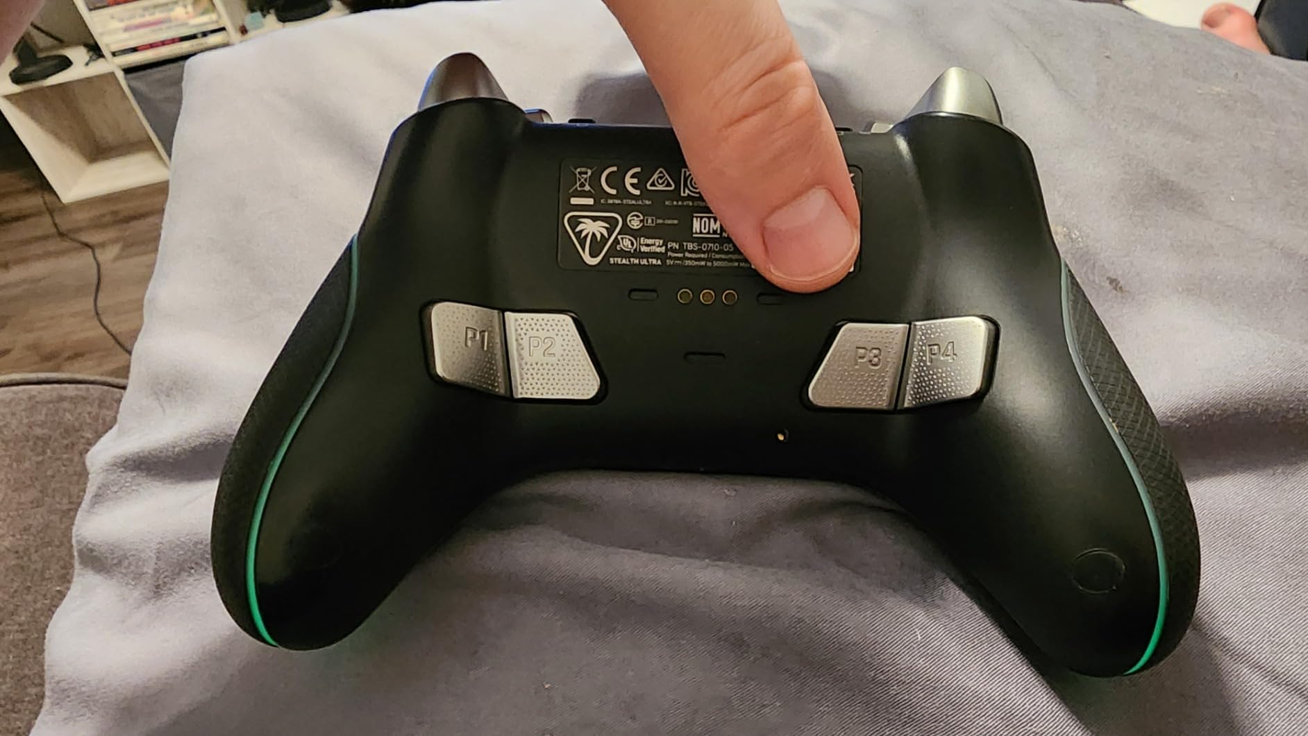 Turtle Beach Stealth Ultra High-Performance Wireless Gaming Controller Licensed for Xbox Series X|S, Xbox One, Windows PC, Android - LED Dashboard, Dock, RGB Lighting, 30-Hr Battery, Bluetooth, Black Customer Review Turtle Beach Stealth Ultra High-Performance Wireless Gaming Controller Licensed for Xbox Series X|S, Xbox One, Windows PC, Android - LED Dashboard, Dock, RGB Lighting, 30-Hr Battery, Bluetooth, Black - Customer Photo 3