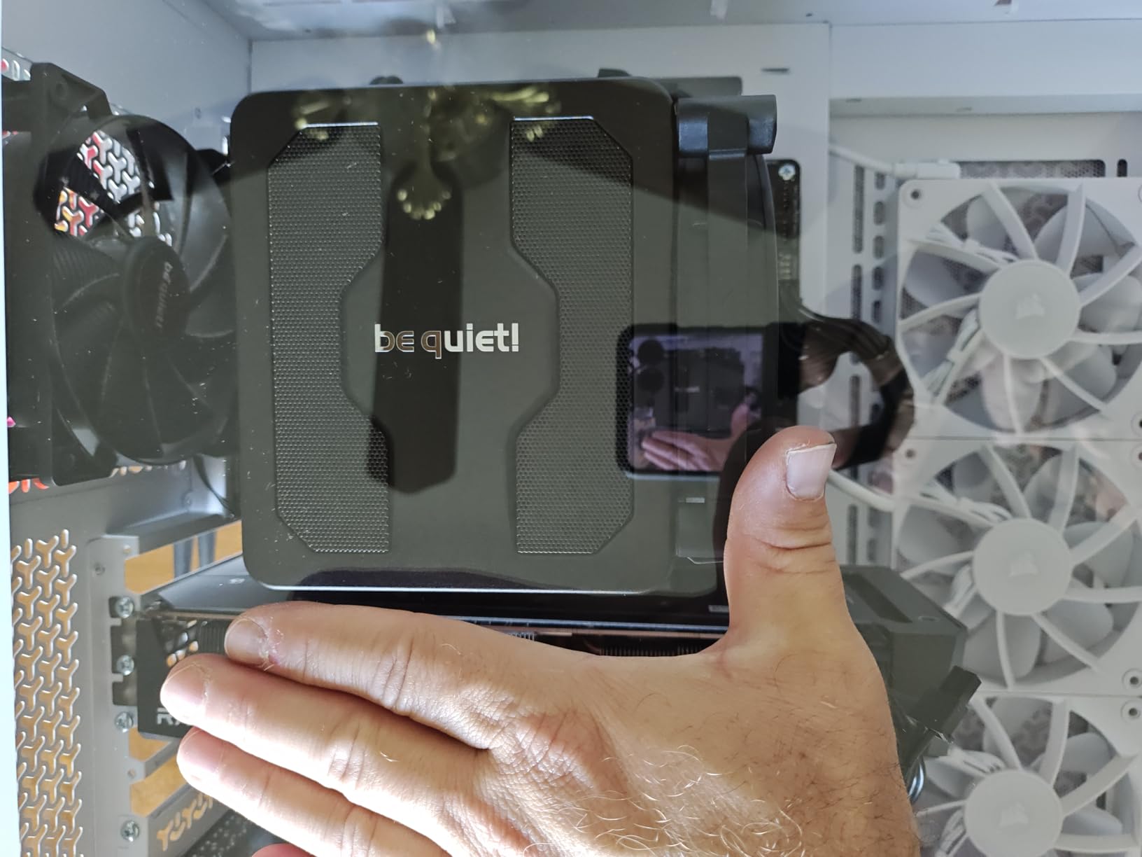 be quiet! Dark Rock Pro 5 Quiet Cooling CPU Cooler | Immensely High Airflow | 7 high-Performance Copper Heat Pipes | Speed Switch | Thermal Grease | BK036 - Customer Photo 3