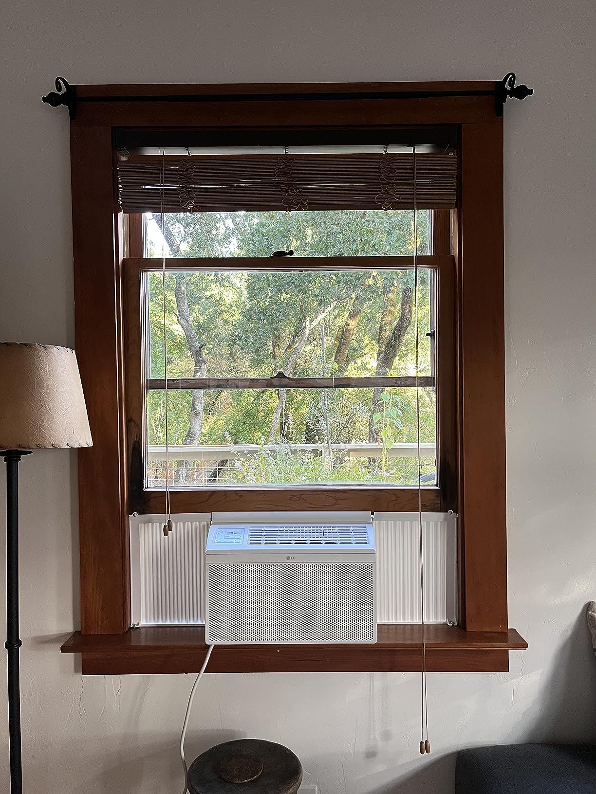 LG LW6024RSMX Window Air Conditioner, Wi-Fi Enabled w/Remote, for Small Room (260 Sq.Ft.), Quiet Operation, 115V, 6,000 BTU, White - Customer Photo 1