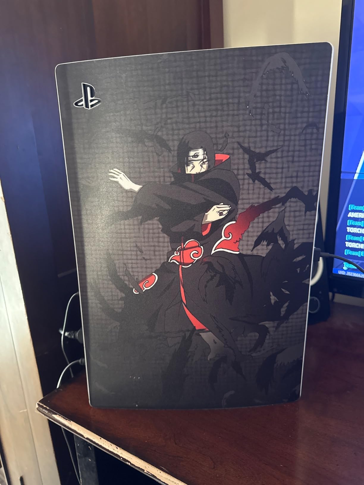 Anime Skins for PS5 Console Disc Version - 2 PCs Jujutsu Kaisen PS5 Skin, Easy to Install and Scratch-Protect Vinyl Stickers, Durable and Non-Fade Material, Includes Skin for Console and Controller - Customer Photo 2