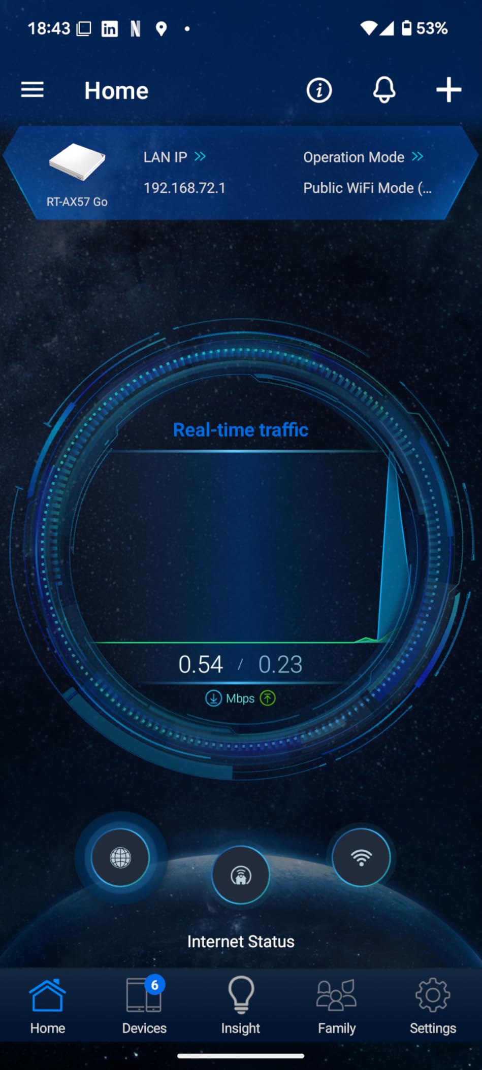 ASUS RT-AX57 GO -AX3000 Dual Band WiFi 6 Portable Travel Router, 4G/5G tethering, Public WiFi (WISP) Mode, Advance Network Security, VPN, AiMesh, Guest Portal, RV/Cruise/Mobile, USB-C Powered. - Customer Photo 1