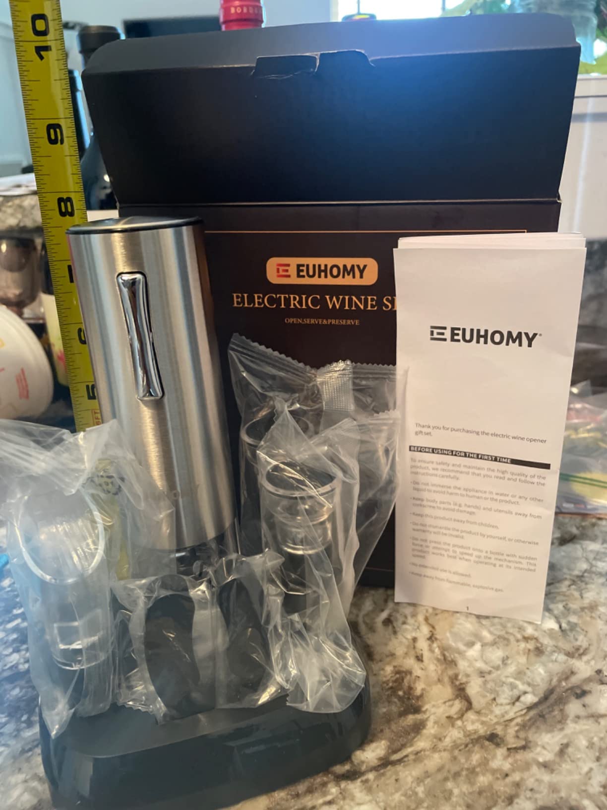 EUHOMY 24 Inch Beverage Refrigerator, 180 Can Built-in Beverage Cooler, Under Counter Beer Fridge with Glass Door for Soda, Water, Wine - For Kitchen, Bar or Office - Customer Photo 4