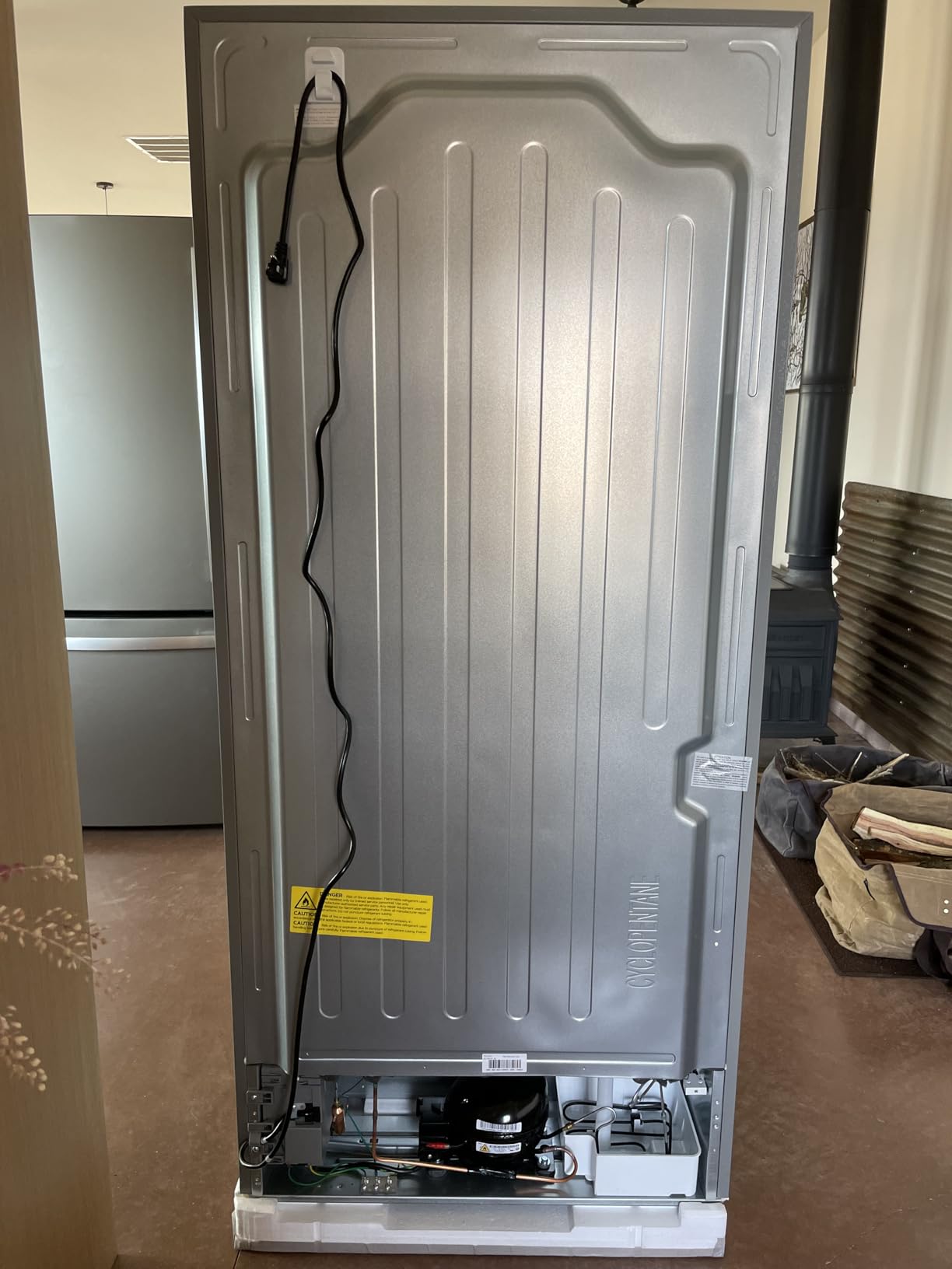 KoolMore KM-RERFDSS-18C 30-Inch and 18.5 cu. ft. Counter Depth French Refrigerator with Three Doors and Deep Freezer in Stainless-Steel, Silver - Customer Photo 2