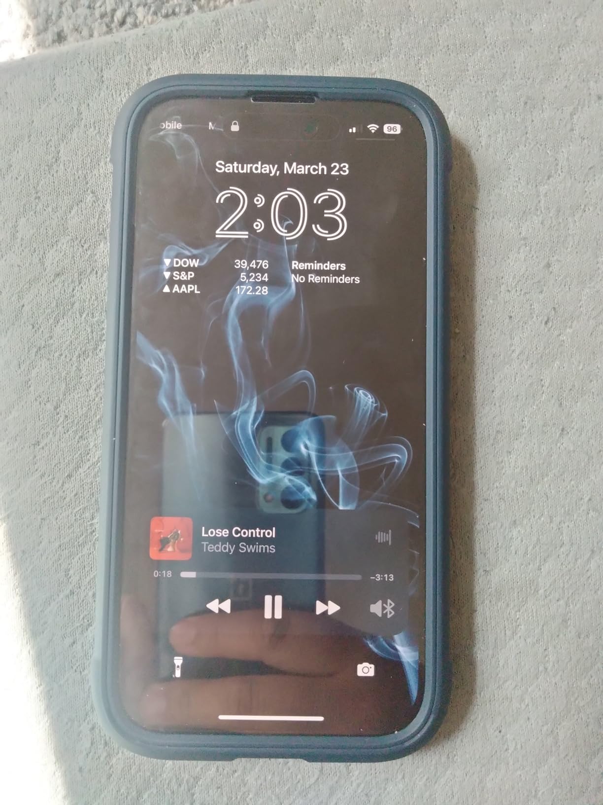 Apple iPhone 15 Pro, 256GB, Blue Titanium - Unlocked (Renewed) - Customer Photo 4