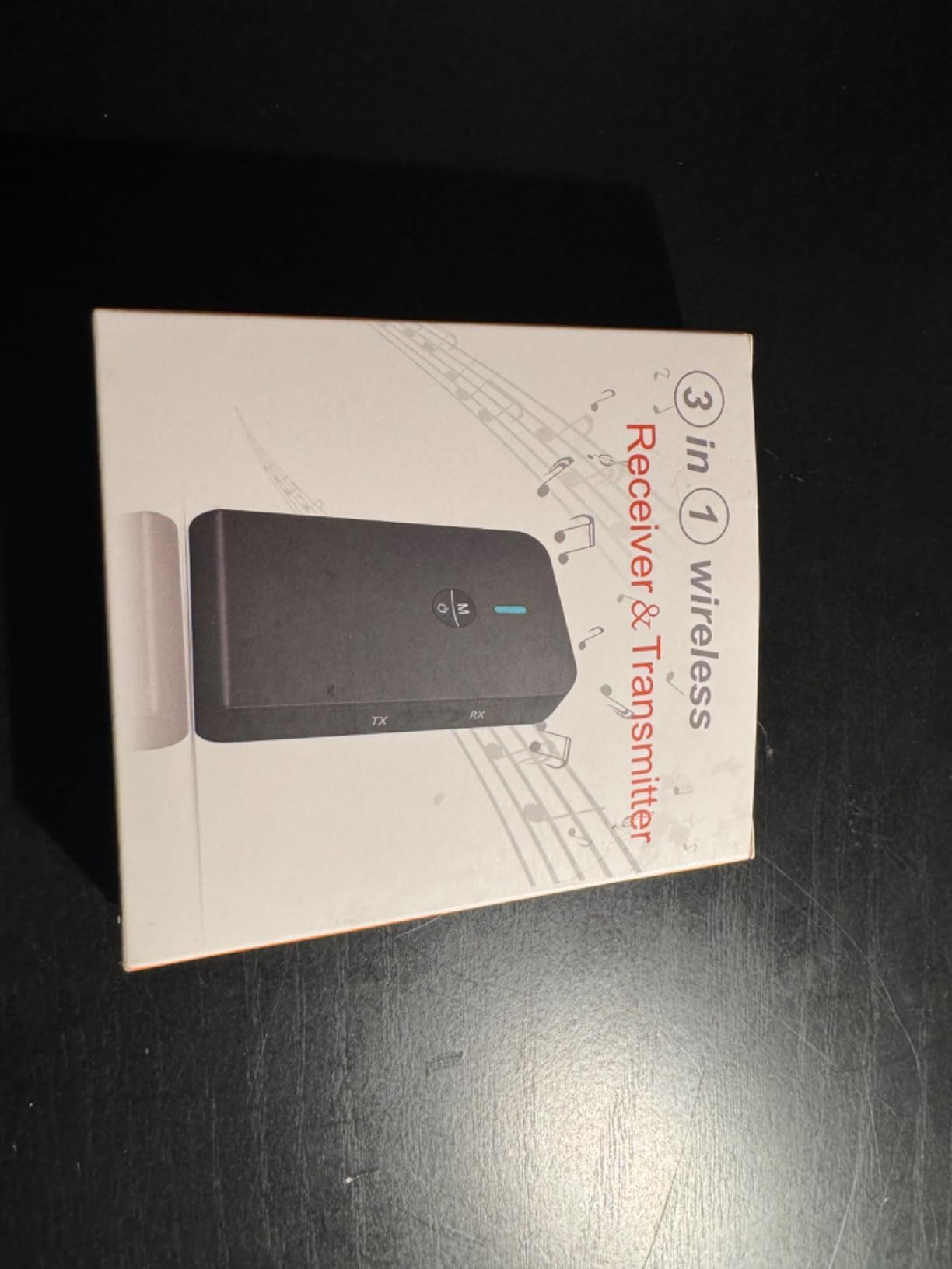 Bluetooth 5.3 Transmitter Receiver for TV and Wireless Headphones, 2-in-1 Bluetooth Adapter, Wireless Transmitter for TV, PC, MP3, Gym, Airplane Use with Any 3.5 mm Audio Jack - Customer Photo 2