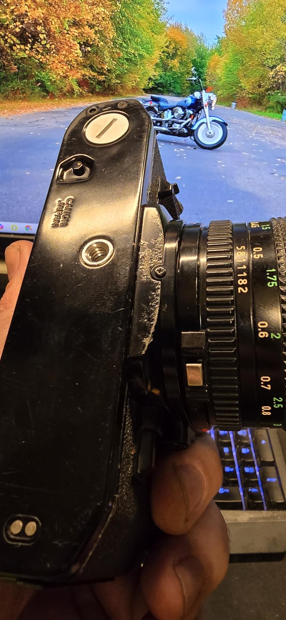 Canon AE-1 35mm SLR Film Manual Focus Camera (Black) with 50MM Canon FD Mount Lens. (Renewed) Customer Review Canon AE-1 35mm SLR Film Manual Focus Camera (Black) with 50MM Canon FD Mount Lens. (Renewed) - Customer Photo 2