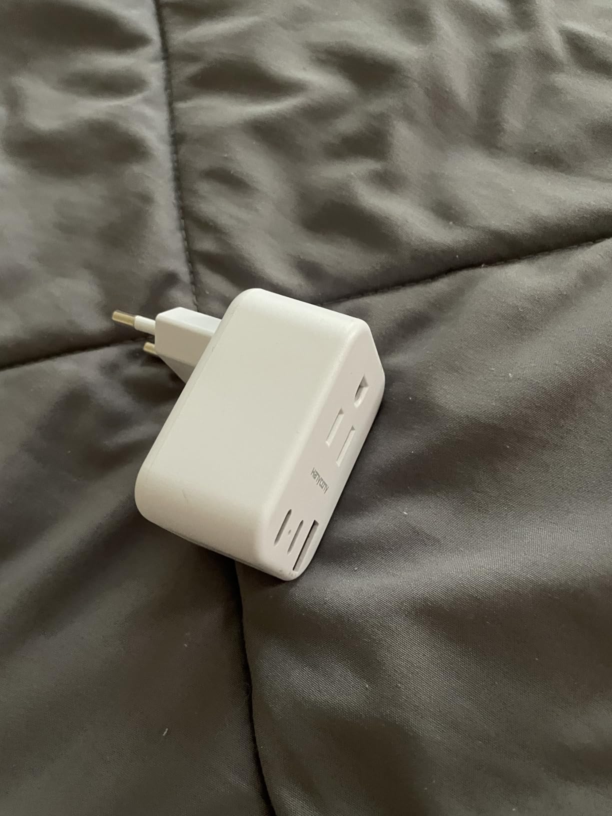 HANYCONY European Travel Plug Adapter USB C, International Plug Adapter, US to Europe Adapter Plug 2 Outlets 3 USB Ports(2 C Port), Type C Power Adapter to Italy Spain France Portugal Iceland Germany Customer Review HANYCONY European Travel Plug Adapter USB C, International Plug Adapter, US to Europe Adapter Plug 2 Outlets 3 USB Ports(2 C Port), Type C Power Adapter to Italy Spain France Portugal Iceland Germany - Customer Photo 3