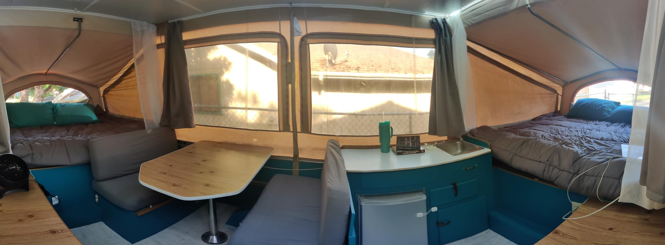 Antarctic Star Compact Refrigerator Mini Fridge with Freezer, Single Reversible Door, Dorm Fridge, Wire Shelf, Defrost Button, for Bedroom, Office, kitchen, 1.7 Cu. Ft, Black - Customer Photo 2