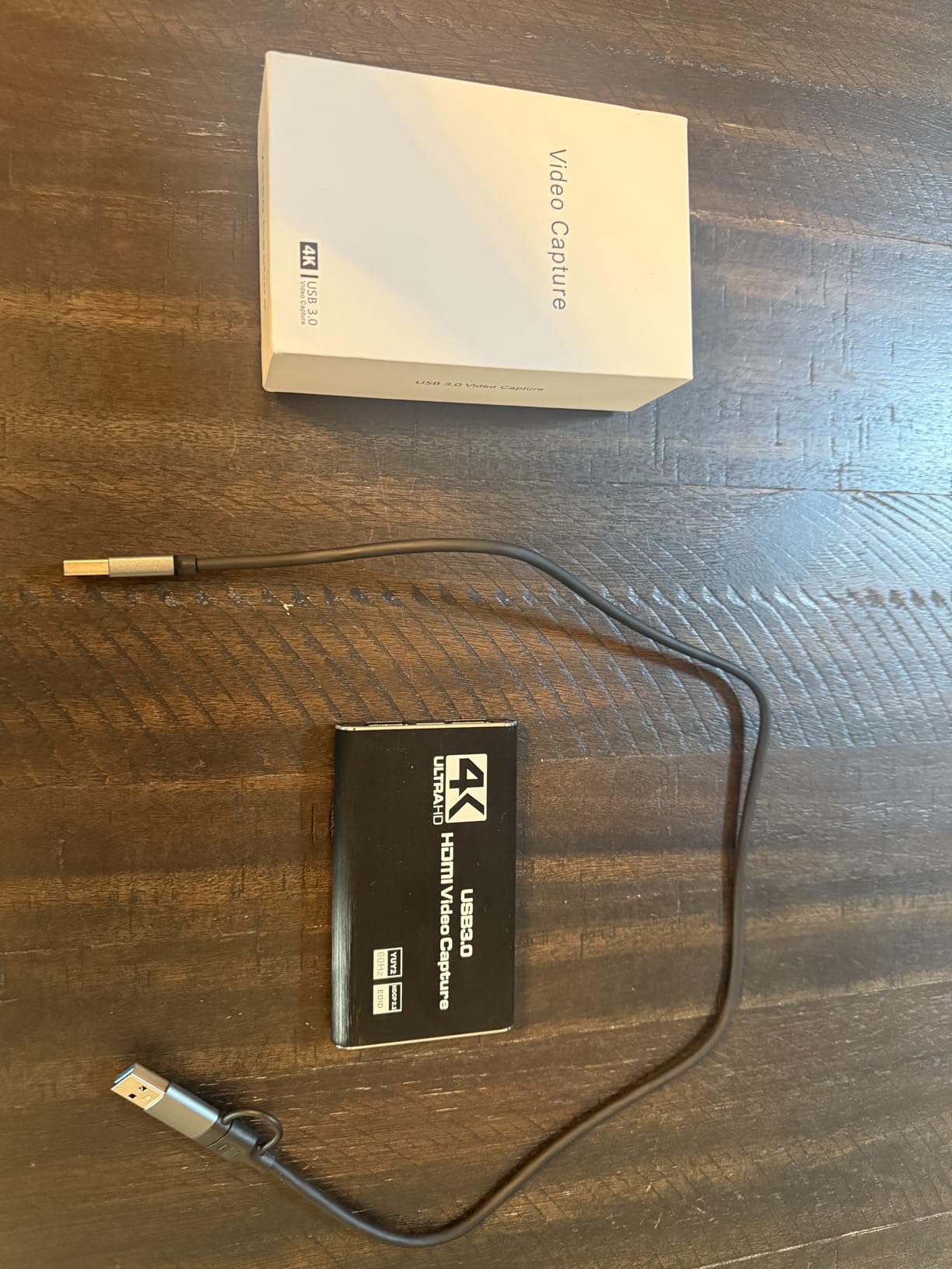 Video Capture Card, Audio Video Capture Card, USB 3.0 Capture Card 4K HDMI Loop-Out, 1080P 60FPS/2K 30FPS Video Game Capture for Streaming Works for PS5/Switch/Camera/PC/OBS - Customer Photo 2