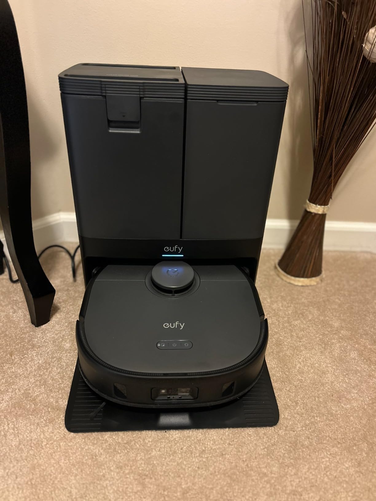 eufy X10 Pro Omni Robot Vacuum and Mop Combo, Incredible Suction, Dual Mops with 12 mm Auto-Lift and Carpet Detection, AI Obstacle Avoidance, Auto Mop Washing&Drying, Self-Emptying, Self-Refilling - Customer Photo 1