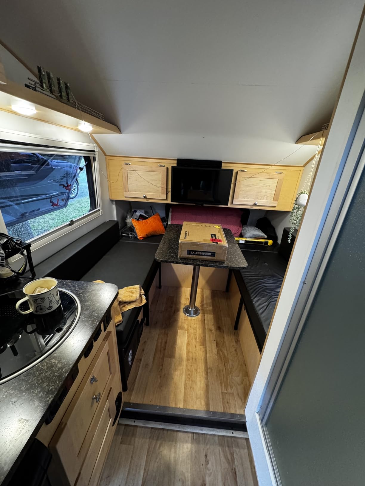 Wohome 2.1ch Small Sound Bars for TV with 6 Levels Voice Enhancement, Built-in Subwoofer, 16 Inches Bluetooth 5.3 Soundbar Speakers with Optical/AUX/USB Connection, S100 - Customer Photo 1