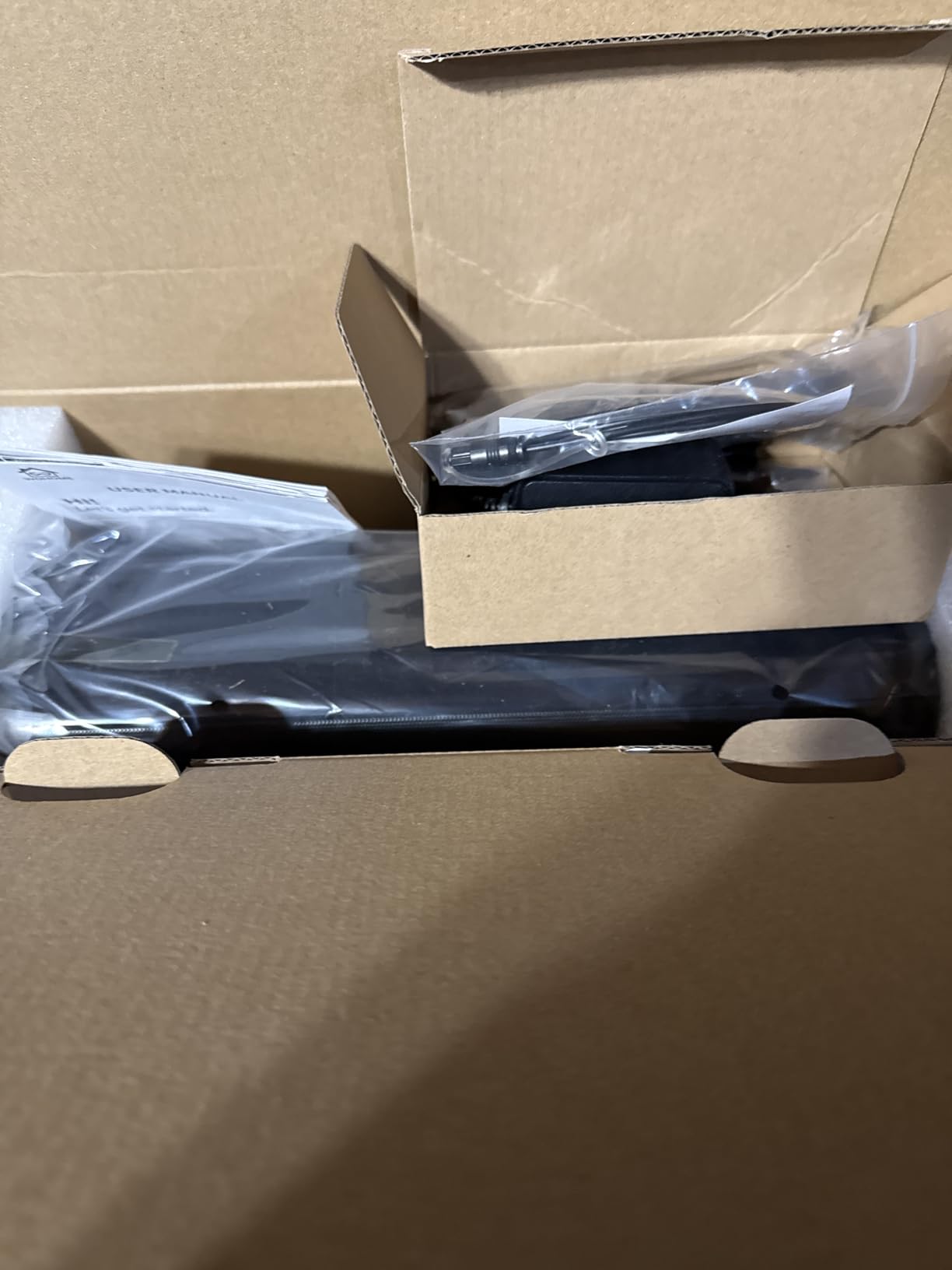 Wohome 2.1ch Small Sound Bars for TV with 6 Levels Voice Enhancement, Built-in Subwoofer, 16 Inches Bluetooth 5.3 Soundbar Speakers with Optical/AUX/USB Connection, S100 - Customer Photo 3