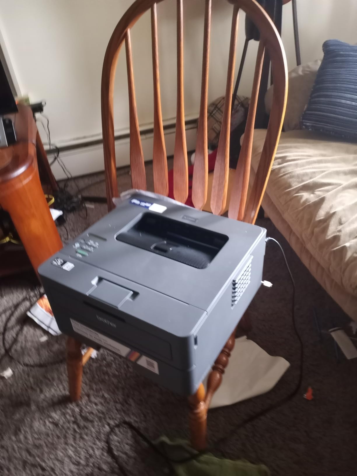 Brother HL-L2405W Wireless Compact Monochrome Laser Printer with Mobile Printing, Black & White Output | Includes Refresh Subscription Trial(1), Works with Alexa - Customer Photo 2