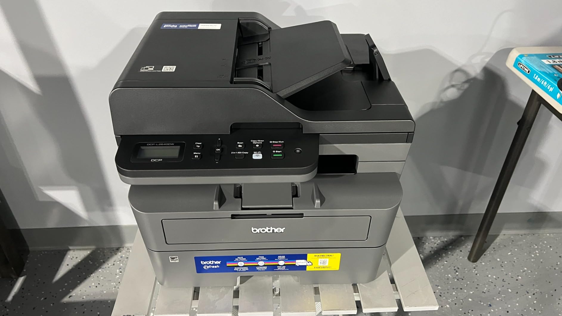 Brother DCP-L2640DW Wireless Compact Monochrome Multi-Function Laser Printer with Copy and Scan, Duplex, Mobile, Black & White | Includes Refresh Subscription Trial(1), Works with Alexa - Customer Photo 4