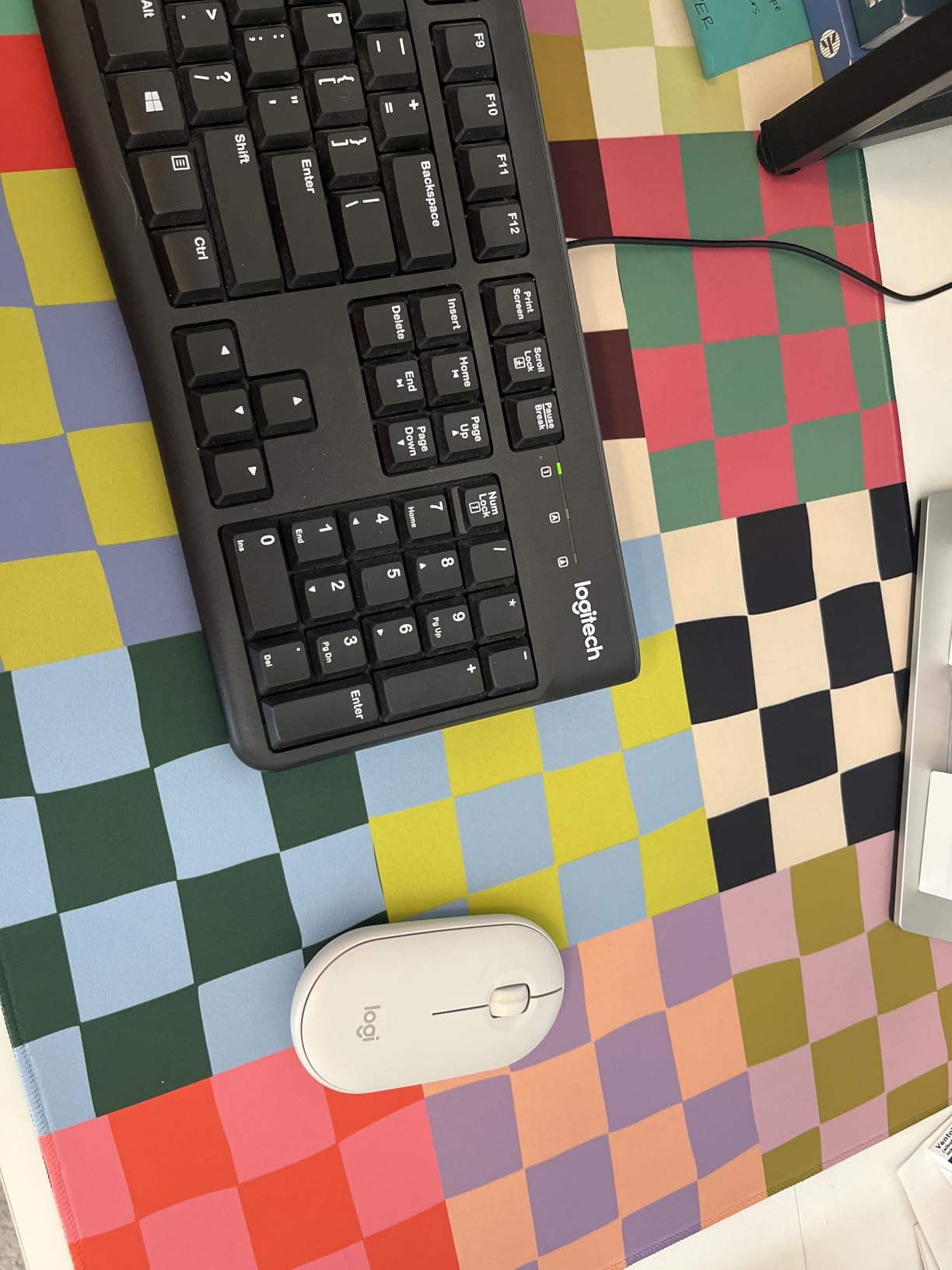 iCasso Desk Mat, Desk Matt for Desktop, Cute Desk Pad Mat, XXL Large Mouse Pad for Desk, Anti-Slip Big Mousepad with Stitched Edges, Keyboard Pad Mouse Mat for Computer, Work, Gaming (Orange Floral) Customer Review iCasso Desk Mat, Desk Matt for Desktop, Cute Desk Pad Mat, XXL Large Mouse Pad for Desk, Anti-Slip Big Mousepad with Stitched Edges, Keyboard Pad Mouse Mat for Computer, Work, Gaming (Orange Floral) - Customer Photo 2