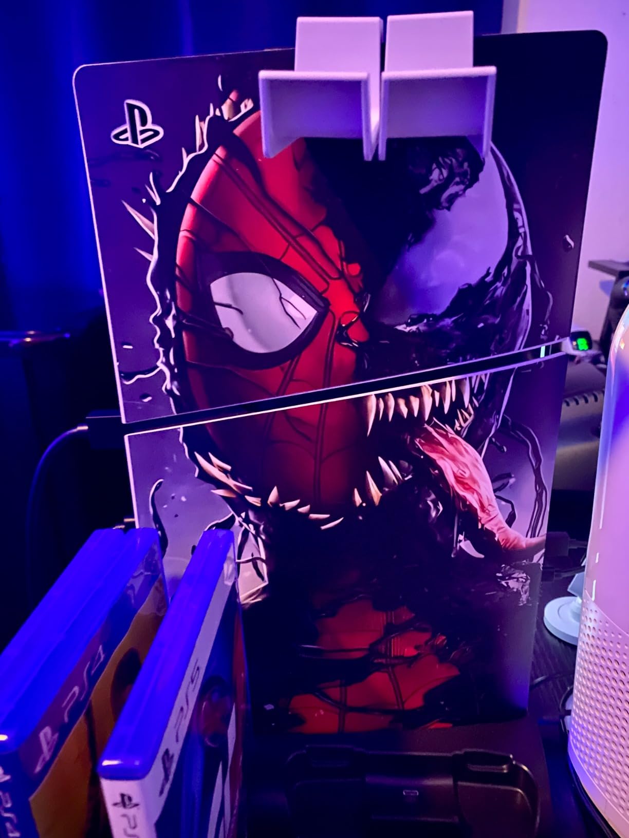 PS5 Slim Disc Edition Skin - Slim Disc Console and Controller Accessories Cover Skins PS5 Controller Skin Gift ps5 Skins for Console Full Set PS5 Skin Greed - Customer Photo 1