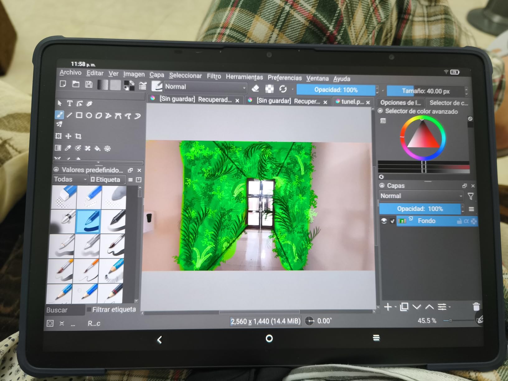 XPPen Magic Drawing Pad 12.2 Inch Standalone Drawing Tablet No Computer Needed with 16384 Pressure Levels X3 Pro Slim Stylus Tilt Support Paper-Like Screen 8GB + 256GB for Digital Drawing Artists - Customer Photo 2