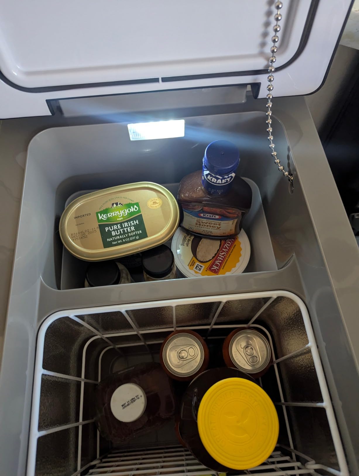 12 Volt Refrigerator, 43 Quart Electric Cooler, Car Fridge 12V/24V DC 100~240V AC, Portable Freezer -4℉~68℉, APP Control, Portable 12V Refrigerator Fridge for Truck, RV, Camping,Travel Customer Review 12 Volt Refrigerator, 43 Quart Electric Cooler, Car Fridge 12V/24V DC 100~240V AC, Portable Freezer -4℉~68℉, APP Control, Portable 12V Refrigerator Fridge for Truck, RV, Camping,Travel - Customer Photo 2