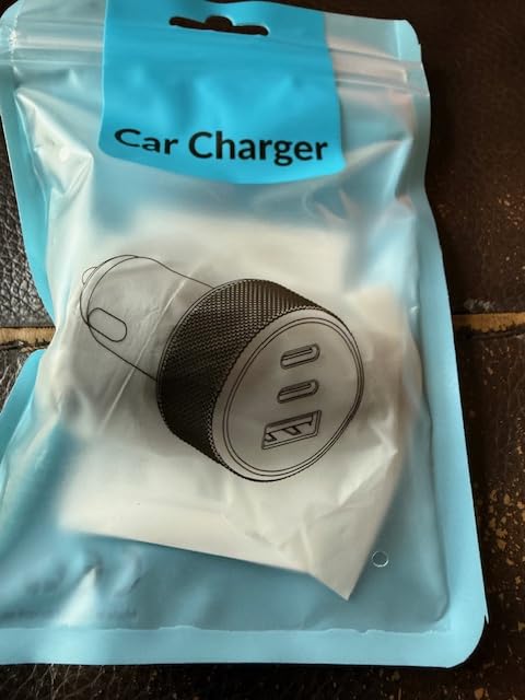 USB C Car Charger, 3-Port 67W Dual USB-C & USB-A Car Power Adapter PD/QC Fast Charging Cigarette Lighter for iPhone 17/16/15/14/13/12/11 Pro Max, iPad, Samsung Galaxy S25 S24/S23/S22, Pixel, Android - Customer Photo 1