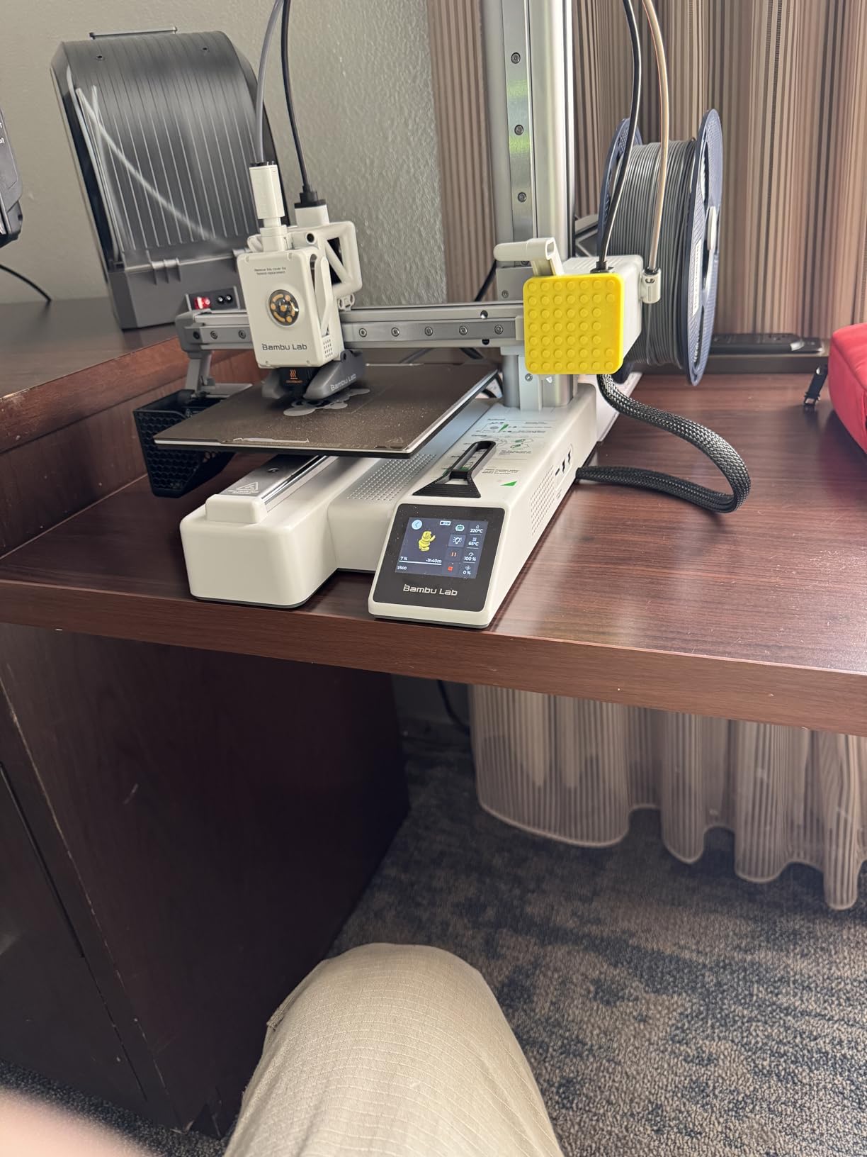 Bambu Lab A1 Mini 3D Printer, Support Multi-Color 3D Printing, Set Up in 20 Mins, High Speed & Precision, Full-Auto Calibration & Active Flow Rate Compensation, ≤48 dB Quiet FDM 3D Printers - Customer Photo 1