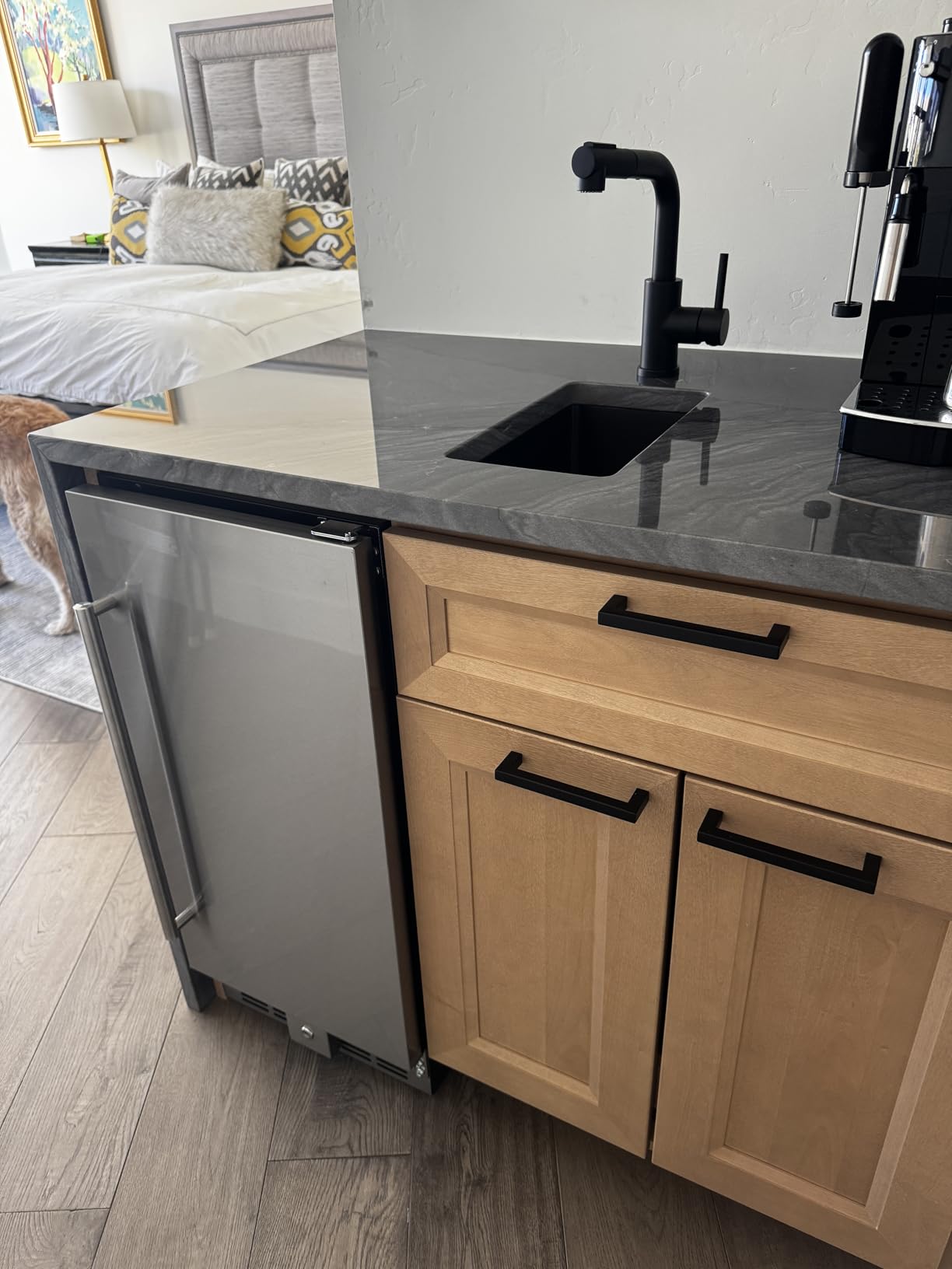 Beverage Refrigerator Cooler - 126 Can Mini Fridge Glass Door for Drinks Soda Beer Wine - Small Refrigerator for Office Bedroom Home Bar, 4 Adjustable Shelves, 3.2 Cu.Ft, Silver - Customer Photo 3