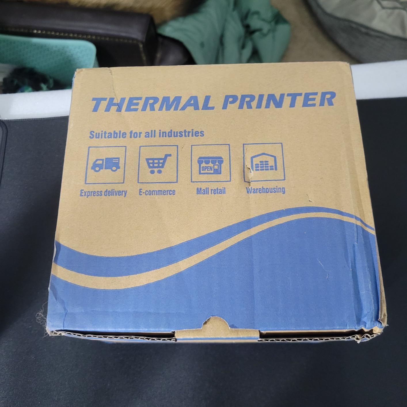 NUCOUN Thermal Receipt Printer, 80mm USB POS Printer,Auto Cutter, Support Cash Drawer, Support Windows/Mac/Linux, Do Not Square, Printer for Home Office Restaurant - Customer Photo 3