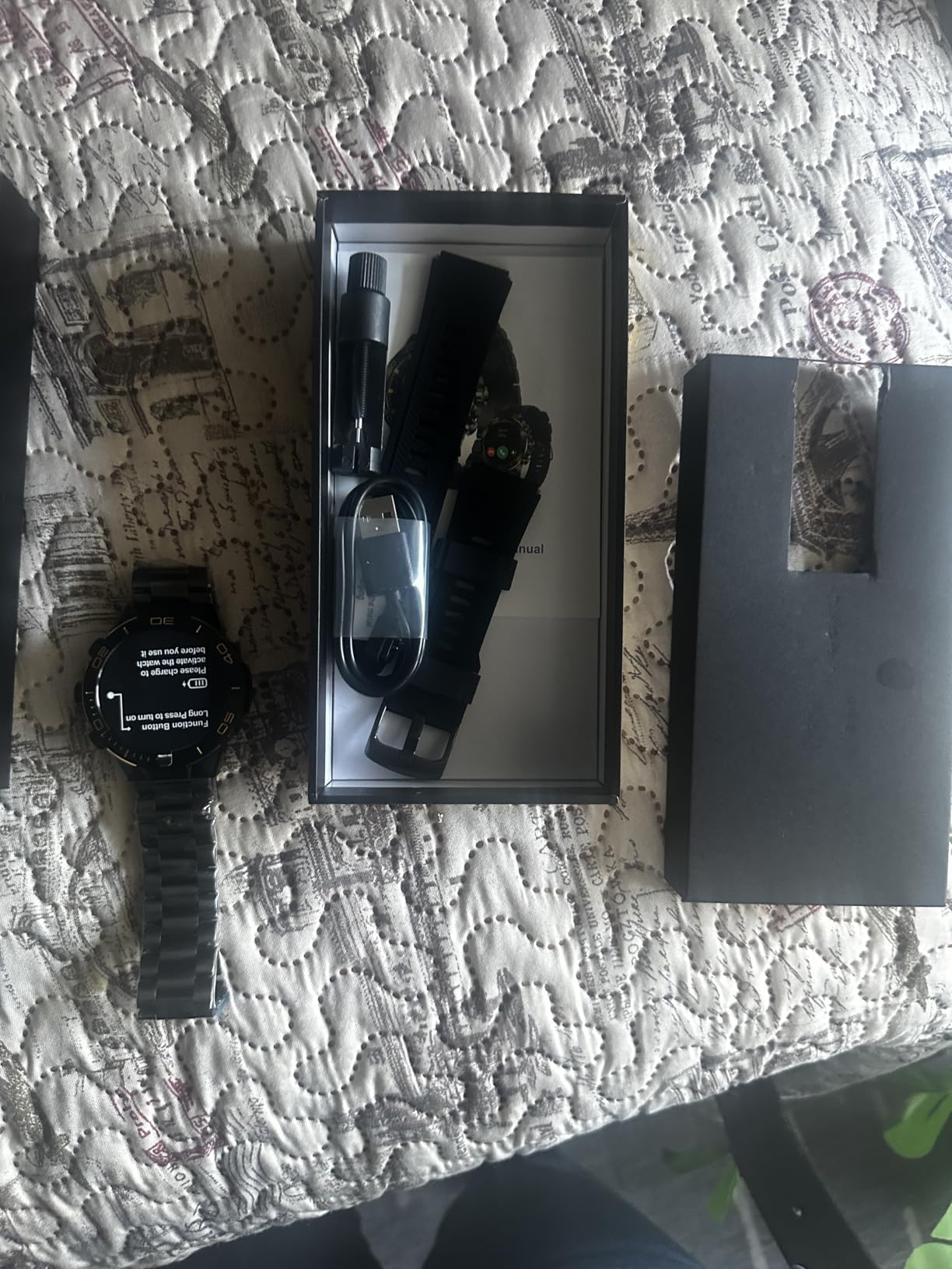 Smart Watch for Men Answer/Make Call for Android iPhone, 1.43