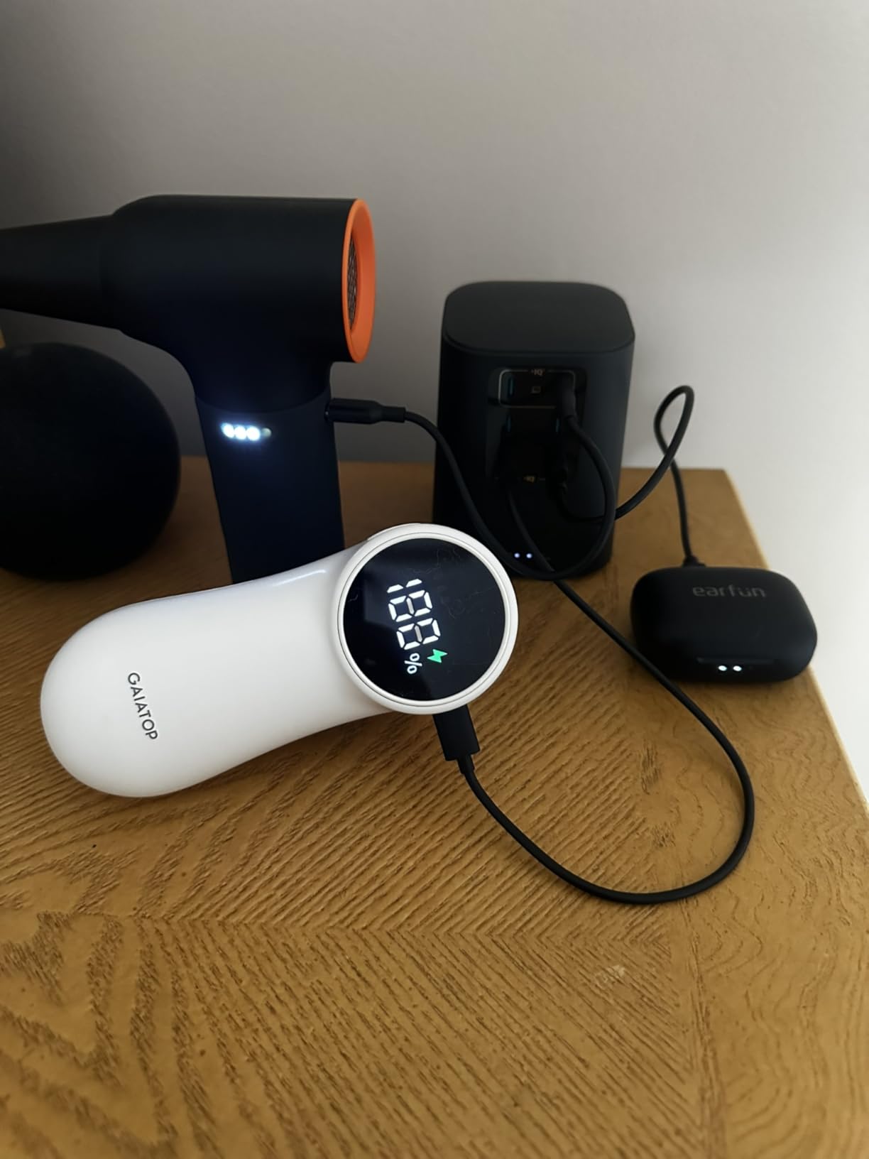 Anker Charging Station (100W), 9-in-1 USB-C Power Strip with 300J Surge Protection, for iPhone 16 and MacBook, 5 ft Flat Cable and Plug, 4 USB-C and 2 USB-A Ports, 3 AC Outlets, for Home, Office Customer Review Anker Charging Station (100W), 9-in-1 USB-C Power Strip with 300J Surge Protection, for iPhone 16 and MacBook, 5 ft Flat Cable and Plug, 4 USB-C and 2 USB-A Ports, 3 AC Outlets, for Home, Office - Customer Photo 3