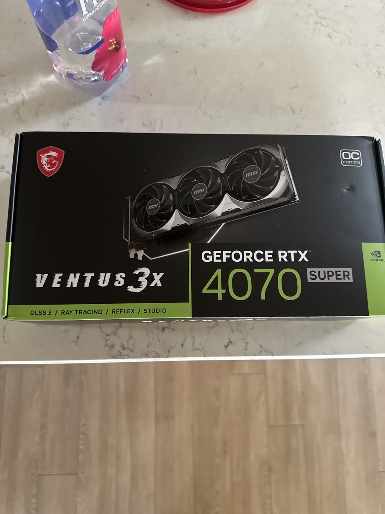 MSI Gaming RTX 4070 Super 12G Ventus 3X OC Graphics Card (NVIDIA RTX 4070 Super, 192-Bit, Extreme Clock: 2520 MHz, 12GB GDRR6X 21 Gbps, HDMI/DP, Ada Lovelace Architecture) - Customer Photo 2