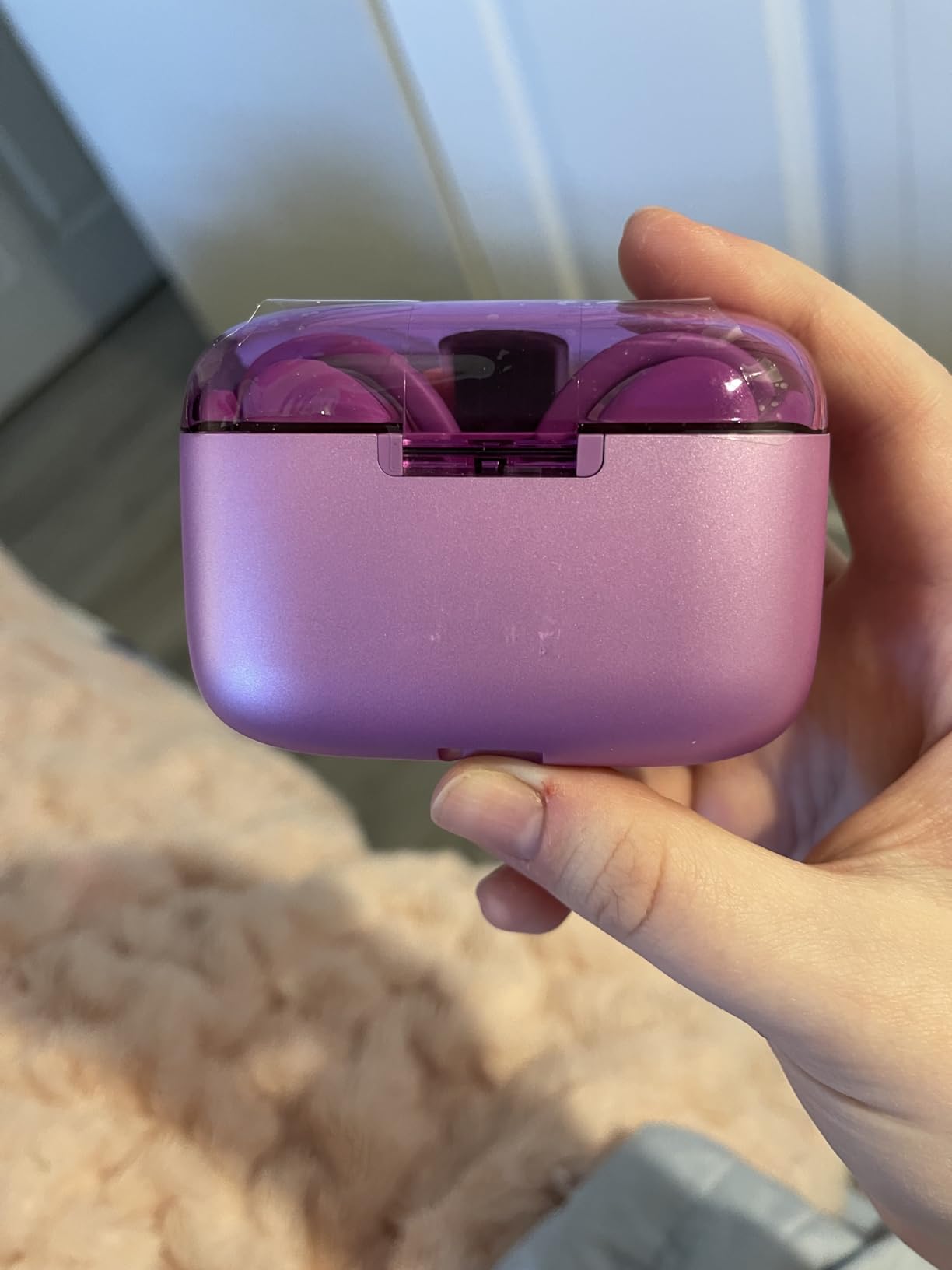 Wireless Earbuds 75hrs Bluetooth 5.4 Headphone Sport, 2025 Bluetooth Earbuds Stereo Deep Bass Over Ear Bud with Earhooks, ENC Noise Cancelling Mic, IPX7 Waterproof Earphone for Workout/Running - Customer Photo 1