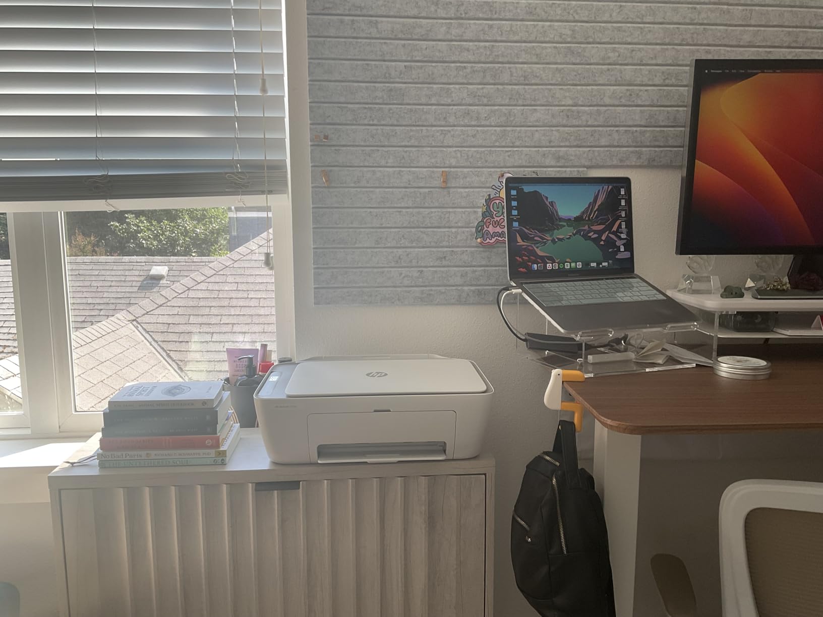 HP DeskJet 2855e Wireless All-in-One Color Inkjet Printer, Scanner, Copier, Best-for-home, 3 month Instant Ink trial included, AI-enabled (588S5A) - Customer Photo 1