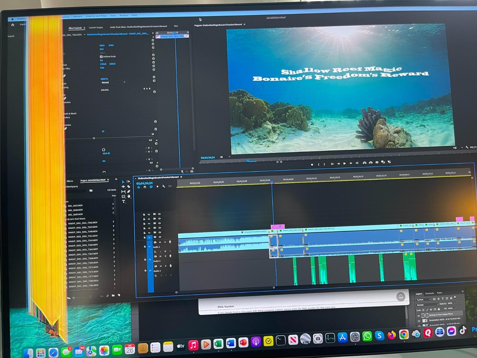 BenQ PD3225U 32 Inch 4K IPS Black UHD Thunderbolt Monitor for MacBook, AQCOLOR, 98% P3, 100% sRGB & Rec.709, DeltaE ≤2, Uniformity, Factory Calibration, USB-C 85W, USB Hub, Daisy Chain, KVM Switch Customer Review BenQ PD3225U 32 Inch 4K IPS Black UHD Thunderbolt Monitor for MacBook, AQCOLOR, 98% P3, 100% sRGB & Rec.709, DeltaE ≤2, Uniformity, Factory Calibration, USB-C 85W, USB Hub, Daisy Chain, KVM Switch - Customer Photo 2