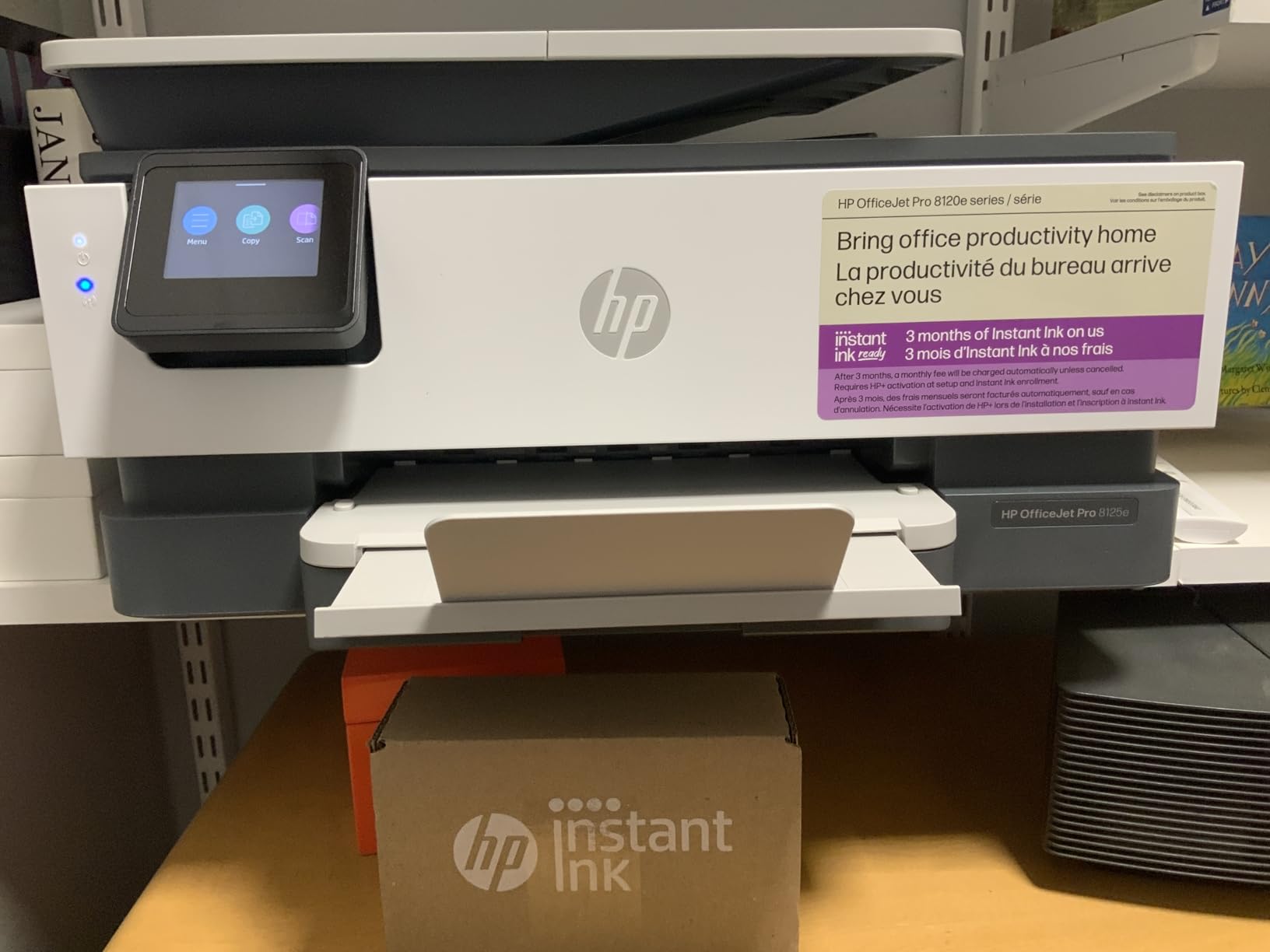HP OfficeJet Pro 8125e Wireless All-in-One Color Inkjet Printer, Print, scan, Copy, ADF, Duplex Printing Best-for-Home Office, 3 Month Instant Ink Trial Included, AI-Enabled (405T6A) Customer Review HP OfficeJet Pro 8125e Wireless All-in-One Color Inkjet Printer, Print, scan, Copy, ADF, Duplex Printing Best-for-Home Office, 3 Month Instant Ink Trial Included, AI-Enabled (405T6A) - Customer Photo 1