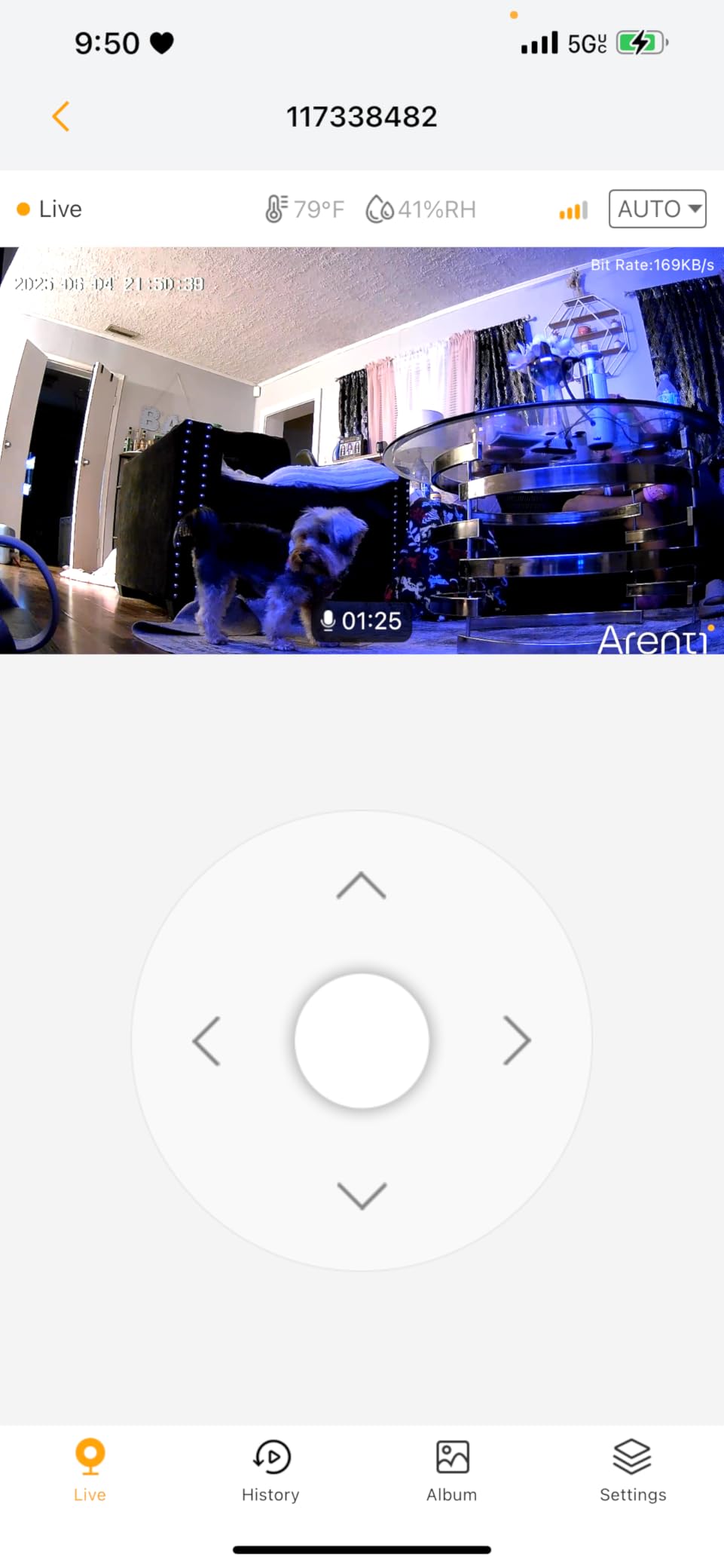 ARENTI Video Baby Monitor with Camera and Audio, 5-inch Smart Baby Camera Monitor with Free Phone App, 1080P, VOX, PTZ, One-Touch Call, Temp Sensor, Lullaby, Night Vision, Auto Tracking, 2-Way Talk - Customer Photo 1