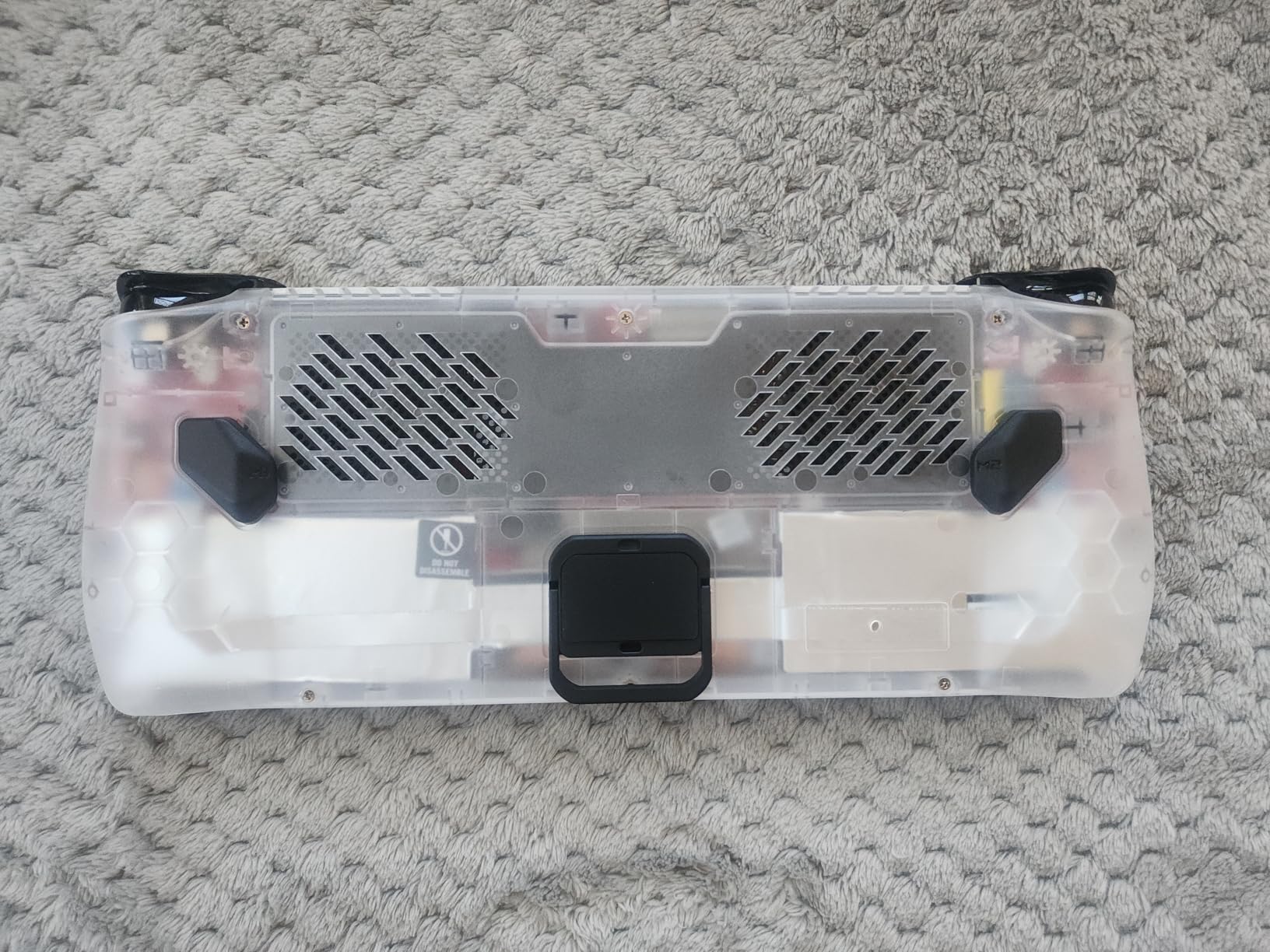 Cooling Modcase for ROG Ally, ROG Ally Back Plate Accessories, Heat Management Shell Case Compatible with ROG Ally, Easy Installation Cover with Foldable Kickstand, and Custom Nameplate (Translucent) Customer Review Cooling Modcase for ROG Ally, ROG Ally Back Plate Accessories, Heat Management Shell Case Compatible with ROG Ally, Easy Installation Cover with Foldable Kickstand, and Custom Nameplate (Translucent) - Customer Photo 2