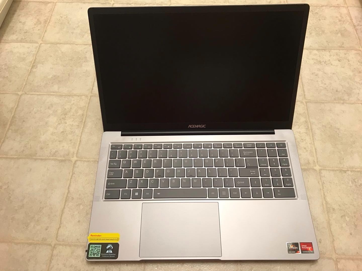 ACEMAGIC 2024 Laptop with Backlit Keyboard, 16.1-inch FHD Display Laptop with AMD Ryzen 7 5700U Processor(8C/16T), 16GB RAM 512GB ROM Laptop Computer, Support WiFi 6, 53Wh Battery Customer Review ACEMAGIC 2024 Laptop with Backlit Keyboard, 16.1-inch FHD Display Laptop with AMD Ryzen 7 5700U Processor(8C/16T), 16GB RAM 512GB ROM Laptop Computer, Support WiFi 6, 53Wh Battery - Customer Photo 1