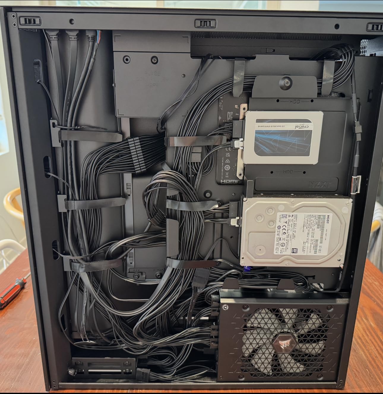 NZXT H7 Flow 2024 - Mid-Tower ATX Airflow Case - Includes Pre-Installed 3 x 120mm Fans - Supports Bottom Fans for Dedicated GPU Cooling - Cable Management - Black Customer Review NZXT H7 Flow 2024 - Mid-Tower ATX Airflow Case - Includes Pre-Installed 3 x 120mm Fans - Supports Bottom Fans for Dedicated GPU Cooling - Cable Management - Black - Customer Photo 2