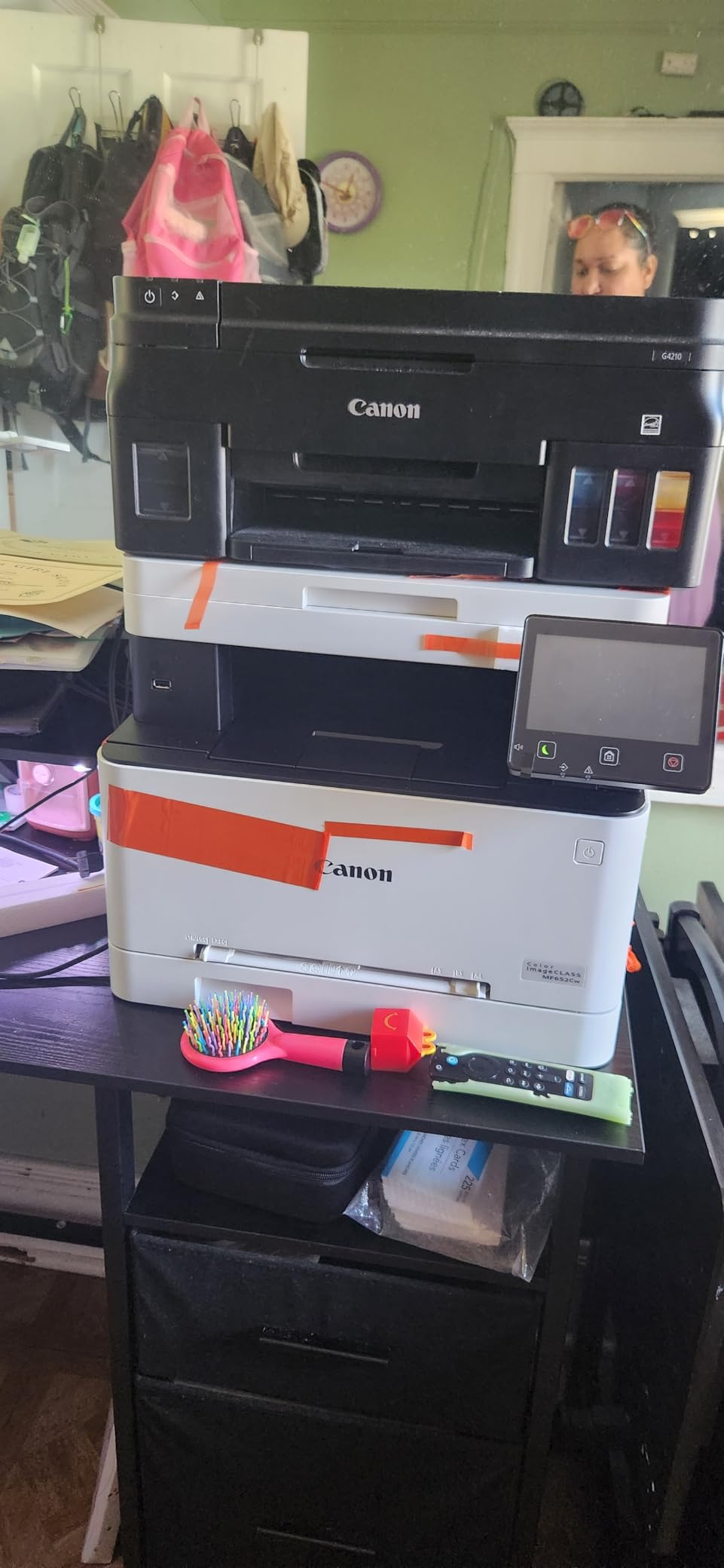 Canon Color imageCLASS MF652Cw - Wireless Laser Printer, Multifunction with Scanner, Copier, Mobile Ready, 3 Year Limited Warranty, 22 PPM Color, White - Customer Photo 2