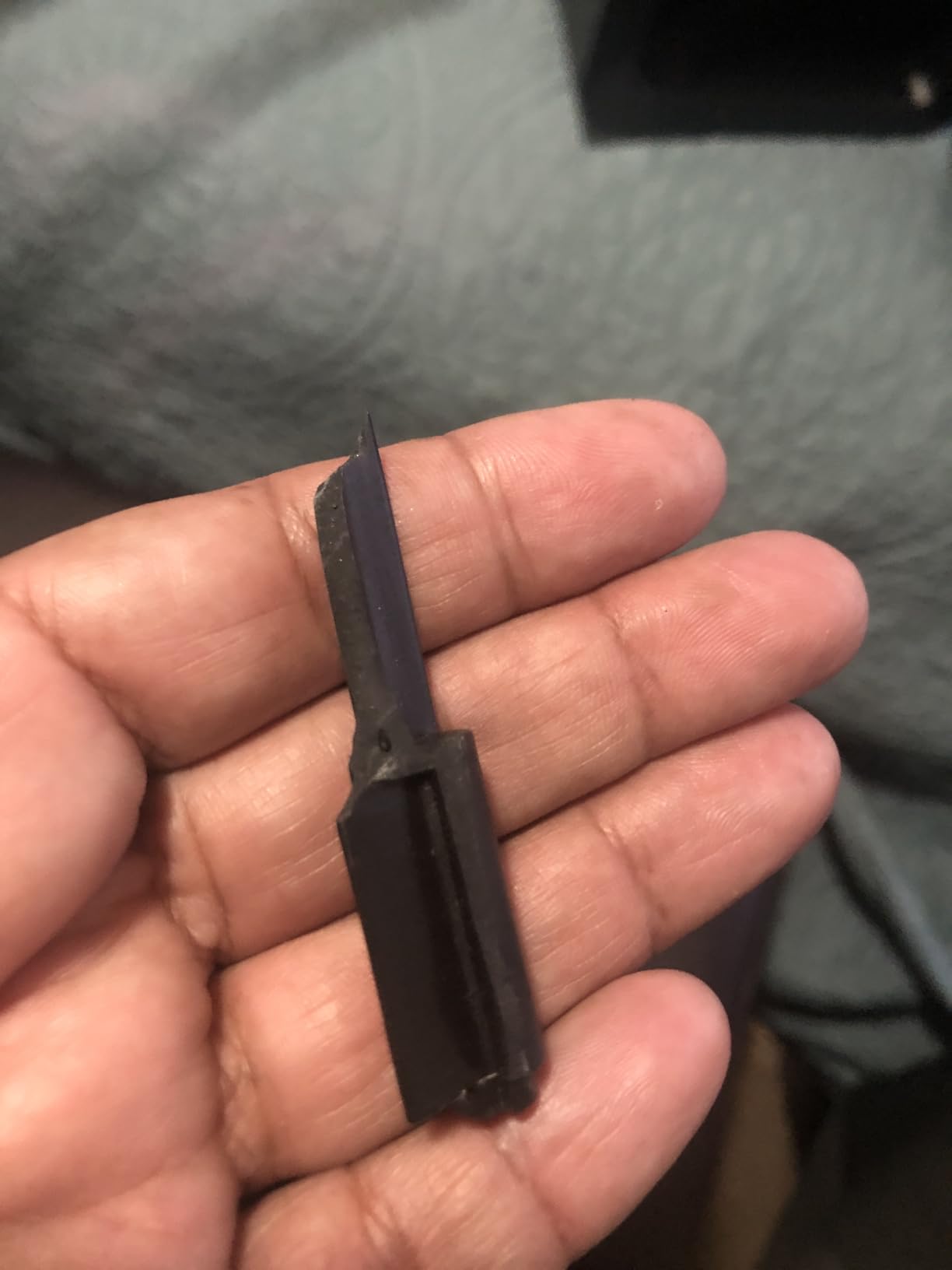 Frigidaire Mini Personal Fridge Cooler, Countertop, Holds Up to 10L/15 Cans, Brushed Black Stainless Rugged Design, Portable for Skincare, Makeup, Car, Office, Bedroom, Dorm Room, or Cabin - Customer Photo 2