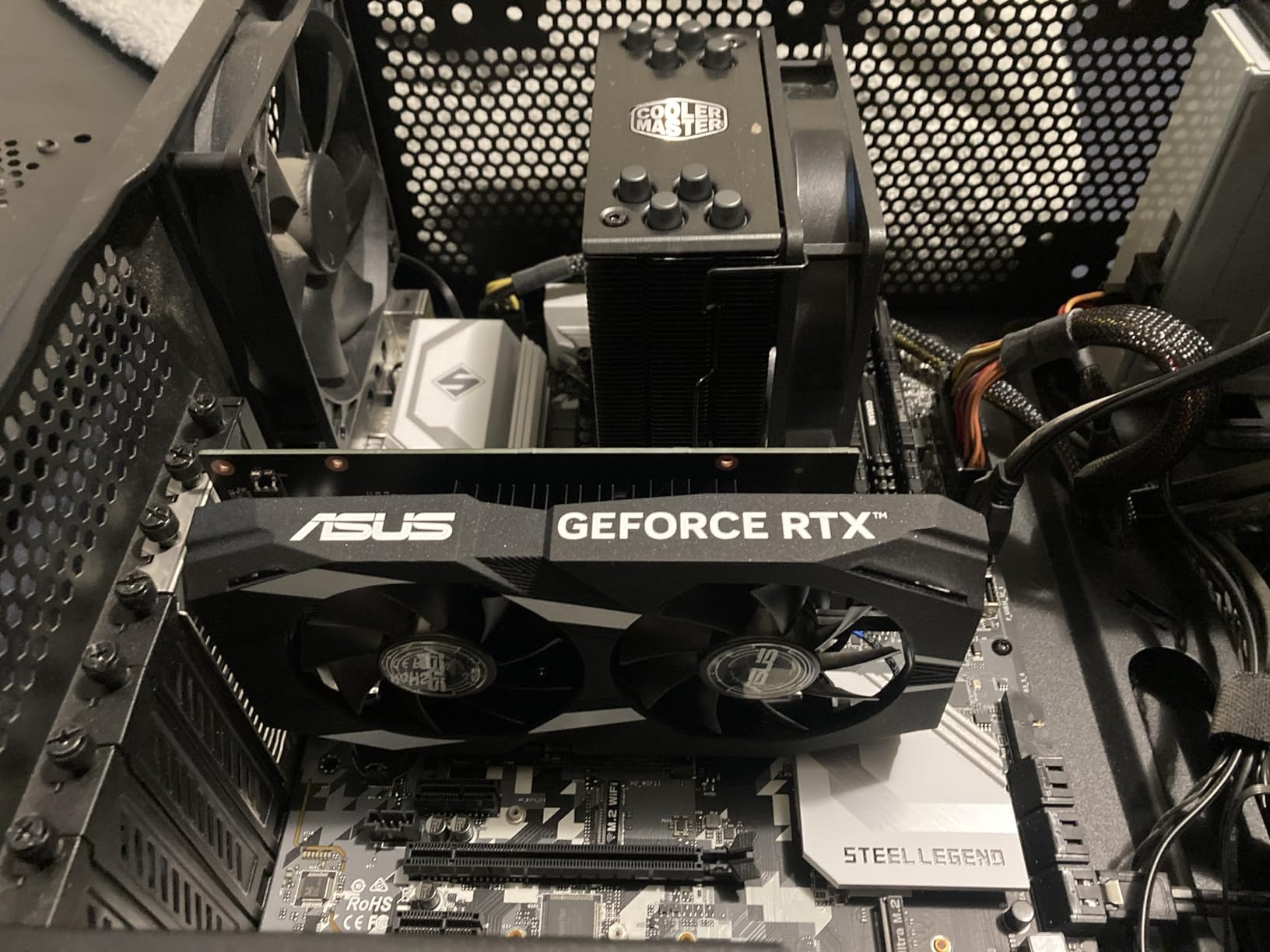 ASUS Dual NVIDIA GeForce RTX 3050 6GB OC Edition Gaming Graphics Card - PCIe 4.0, 6GB GDDR6 Memory, HDMI 2.1, DisplayPort 1.4a, 2-Slot Design, Axial-tech Fan Design, 0dB Technology, Steel Bracket Customer Review ASUS Dual NVIDIA GeForce RTX 3050 6GB OC Edition Gaming Graphics Card - PCIe 4.0, 6GB GDDR6 Memory, HDMI 2.1, DisplayPort 1.4a, 2-Slot Design, Axial-tech Fan Design, 0dB Technology, Steel Bracket - Customer Photo 5