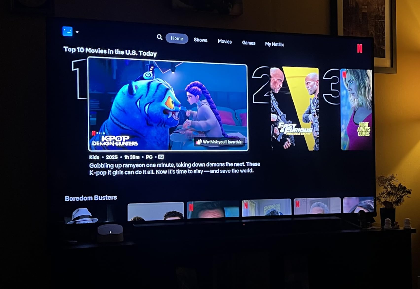 Roku Smart TV – 65-Inch Pro Series 4K QLED RokuTV with Backlit Roku Voice Remote Pro, Dolby Vision IQ, 120Hz Refresh Rate – Live Local News, Sports, Gaming - Customer Photo 1