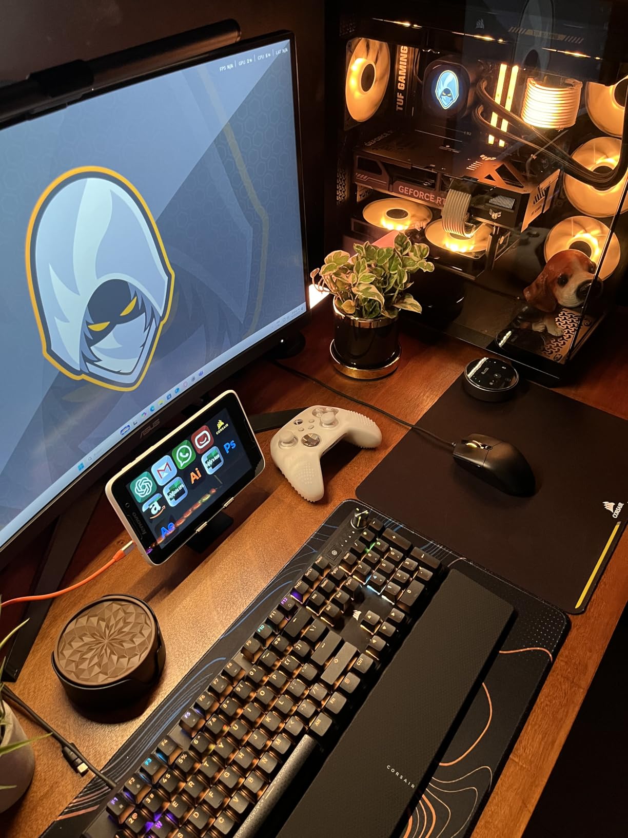 Dual GeForce RTX 4060 Ti EVO OC Edition 8GB GDDR6 (PCIe 4.0, 8GB GDDR6, DLSS 3, HDMI 2.1a, DisplayPort 1.4a, Axial-tech fan design, 0dB technology, Protective Backplate, Auto-Extreme Technology) - Customer Photo 3