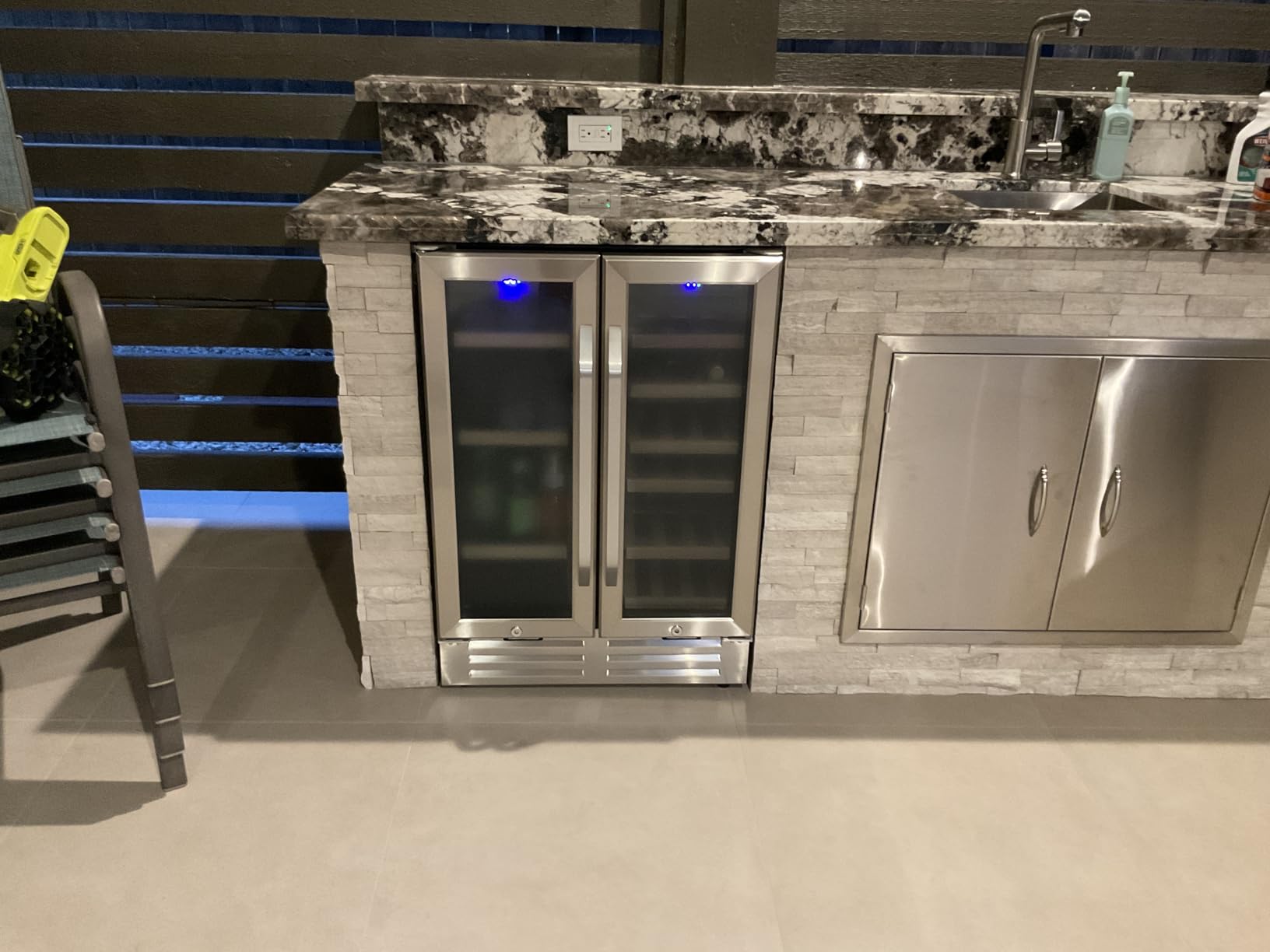 24 Inch Dual Drawer Fridge Under Counter with Wheels, Outdoor Beverage Refrigerator for Patio, Stainless Steel Weather-Proof, Freestanding or Built-In Installation, Ideal for Home and Commercial Use Customer Review 24 Inch Dual Drawer Fridge Under Counter with Wheels, Outdoor Beverage Refrigerator for Patio, Stainless Steel Weather-Proof, Freestanding or Built-In Installation, Ideal for Home and Commercial Use - Customer Photo 1